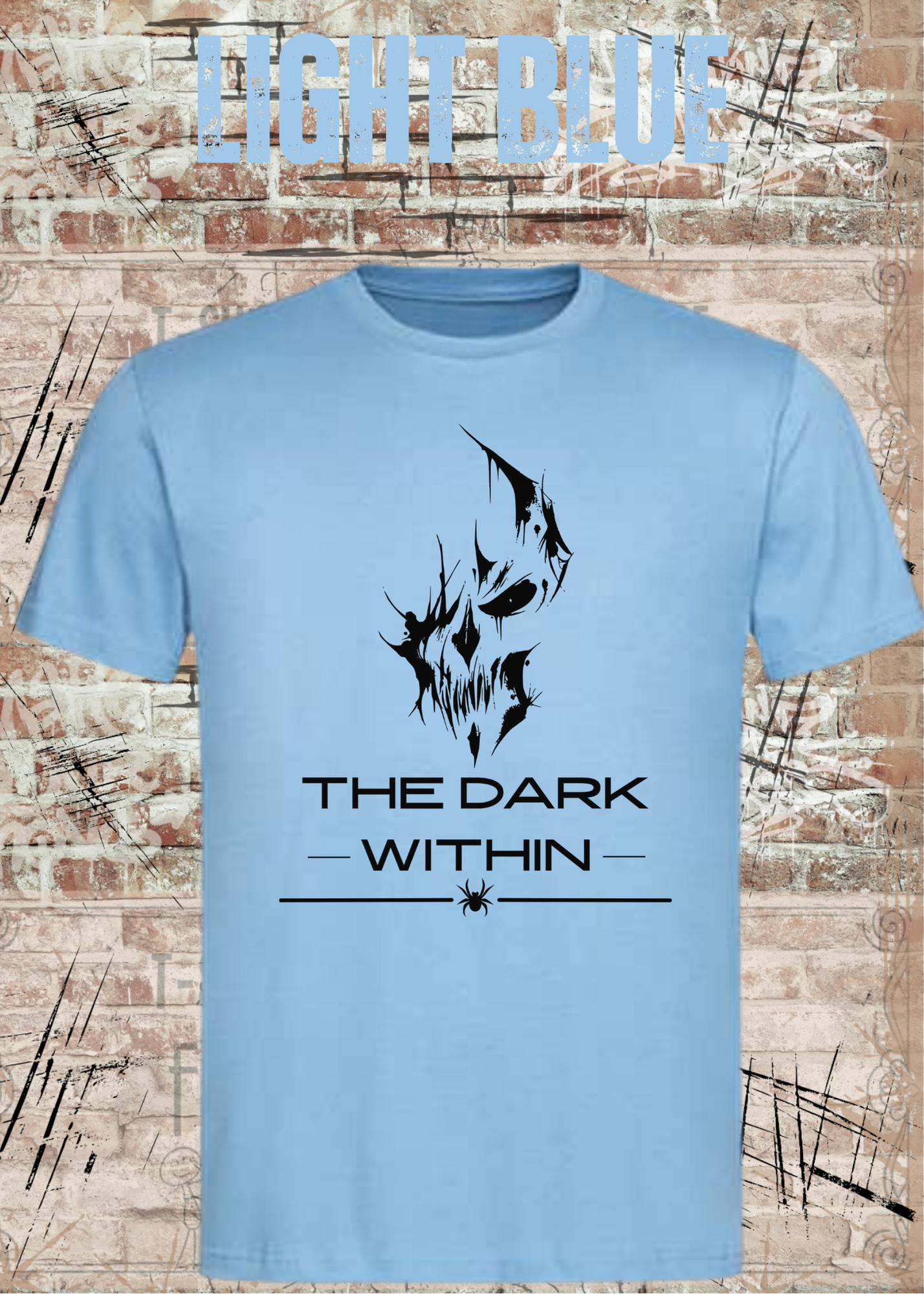THE DARK WITHIN | Gothic Totenkopf T-Shirt | Rock & Metal Skull Shirt | Unisex
