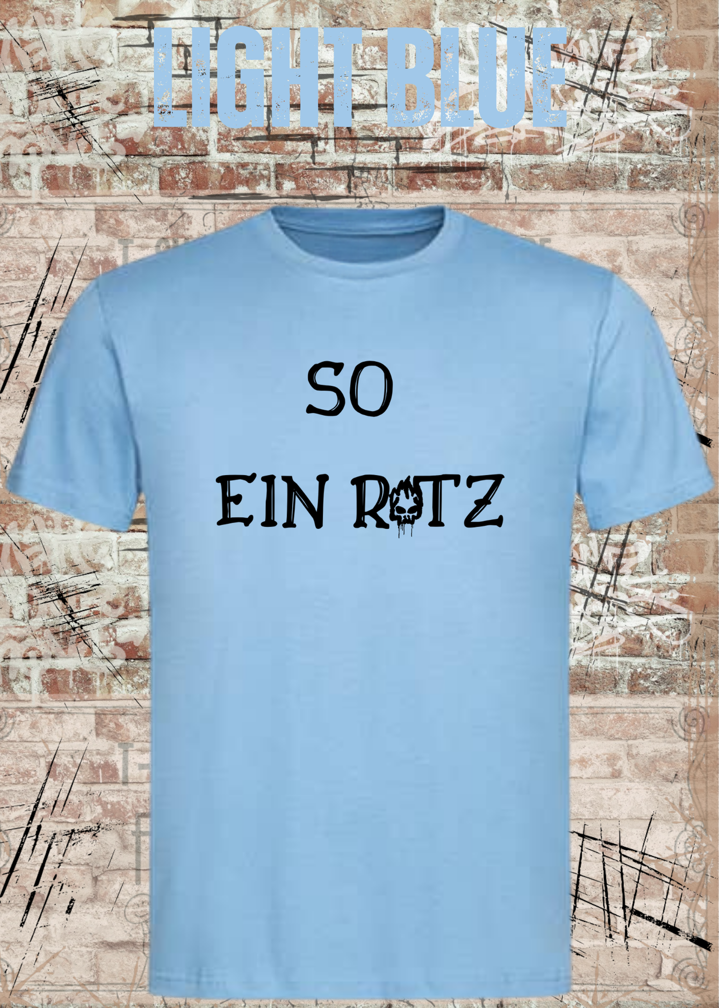 Lustiges Unisex T-Shirt „So ein Rotz“ | Frecher Humor Spruch Shirt
