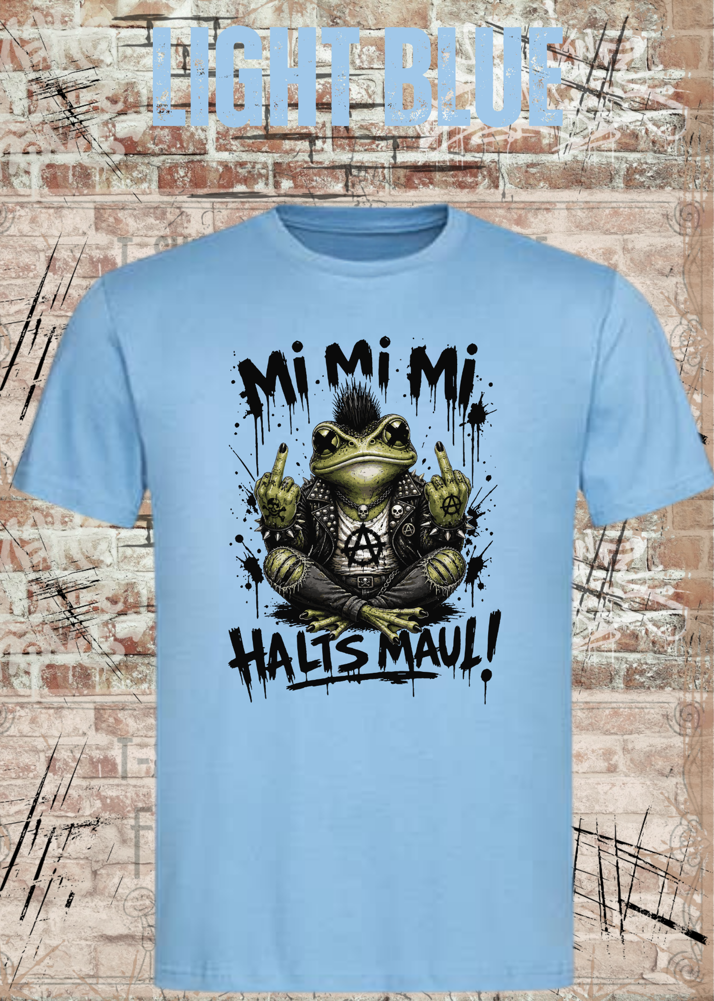 Motz-Frosch Fridolin T-Shirt – Mi Mi Mi Halt’s Maul Punk Shirt