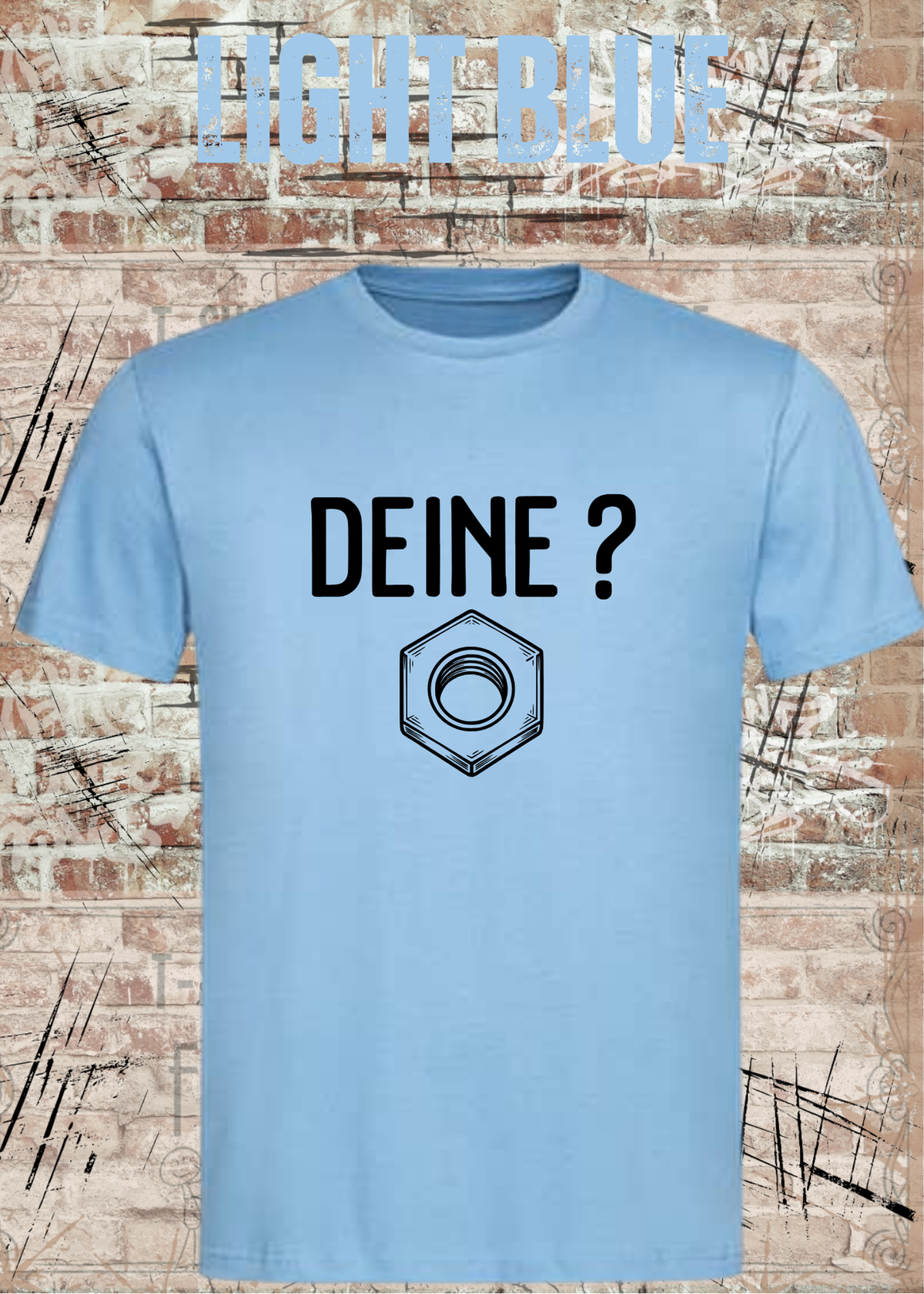 Deine Mutter? – Lustiges Wortspiel T-Shirt | FunnyZoom