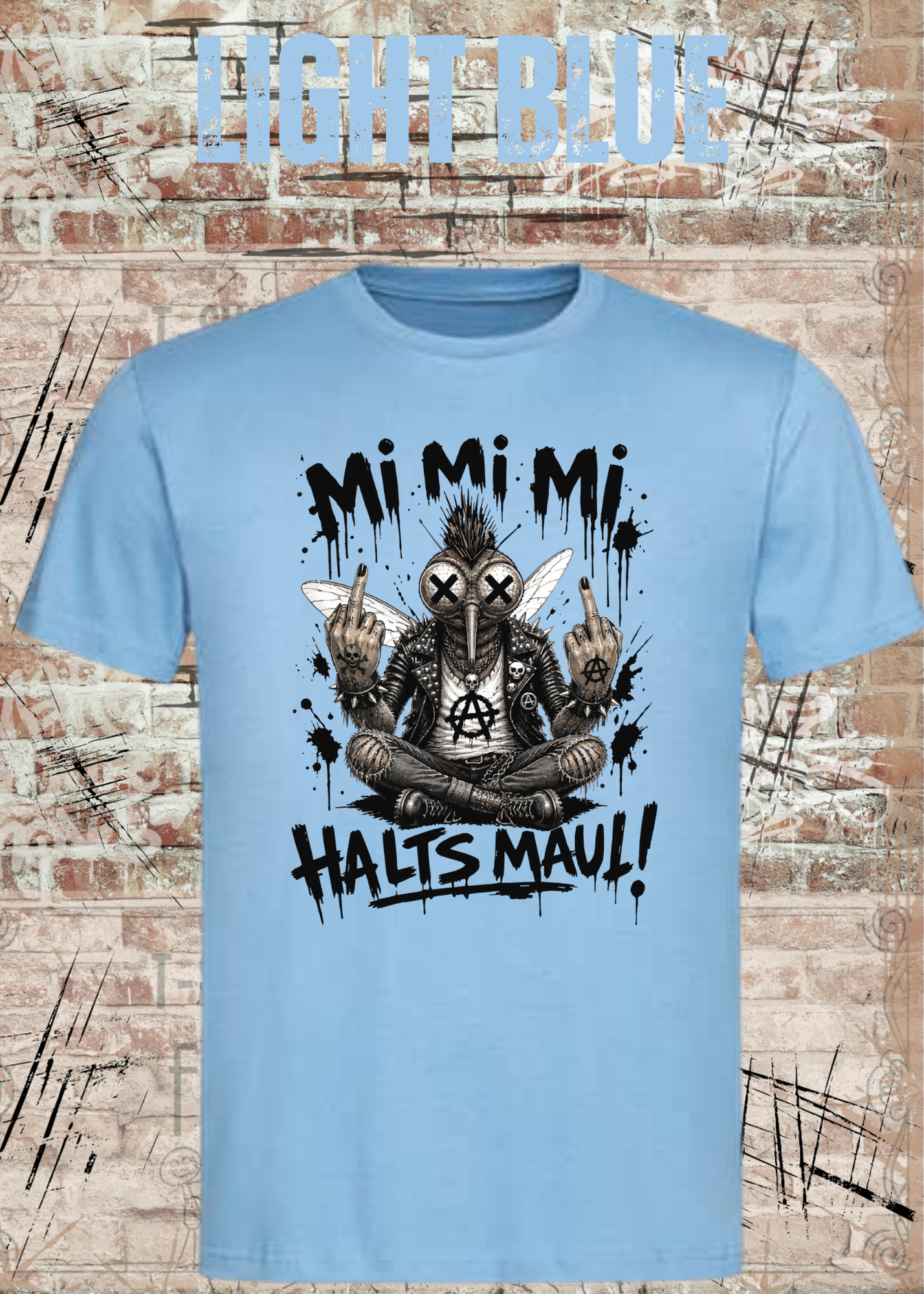 Stech-Mücke Manni T-Shirt – Mi Mi Mi Halt’s Maul Punk Shirt