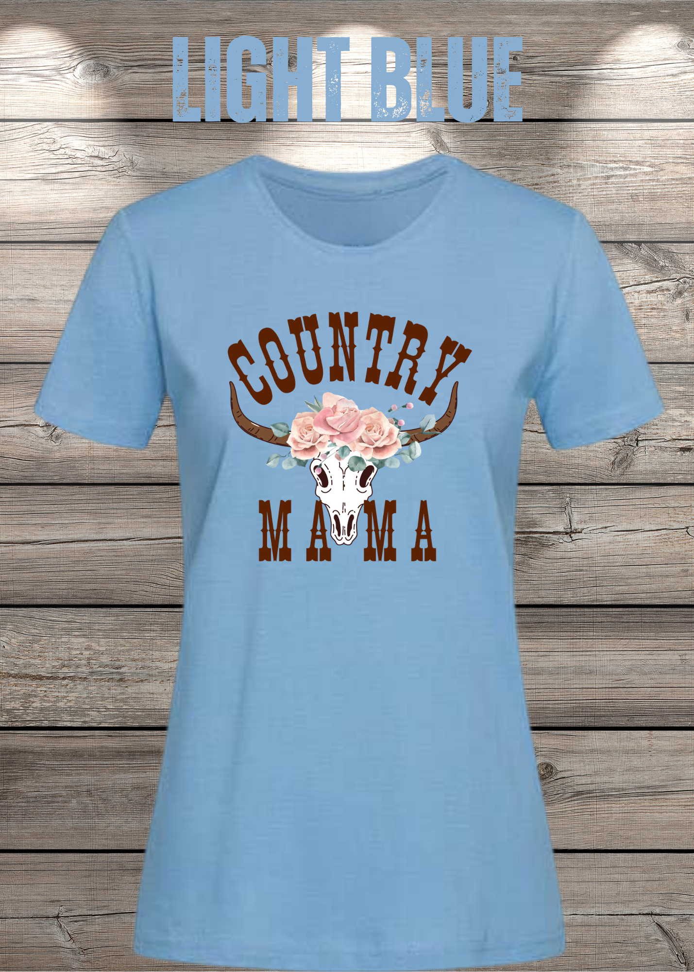 Country Mama T-Shirt - Freizeit Spruch Shirt für Damen