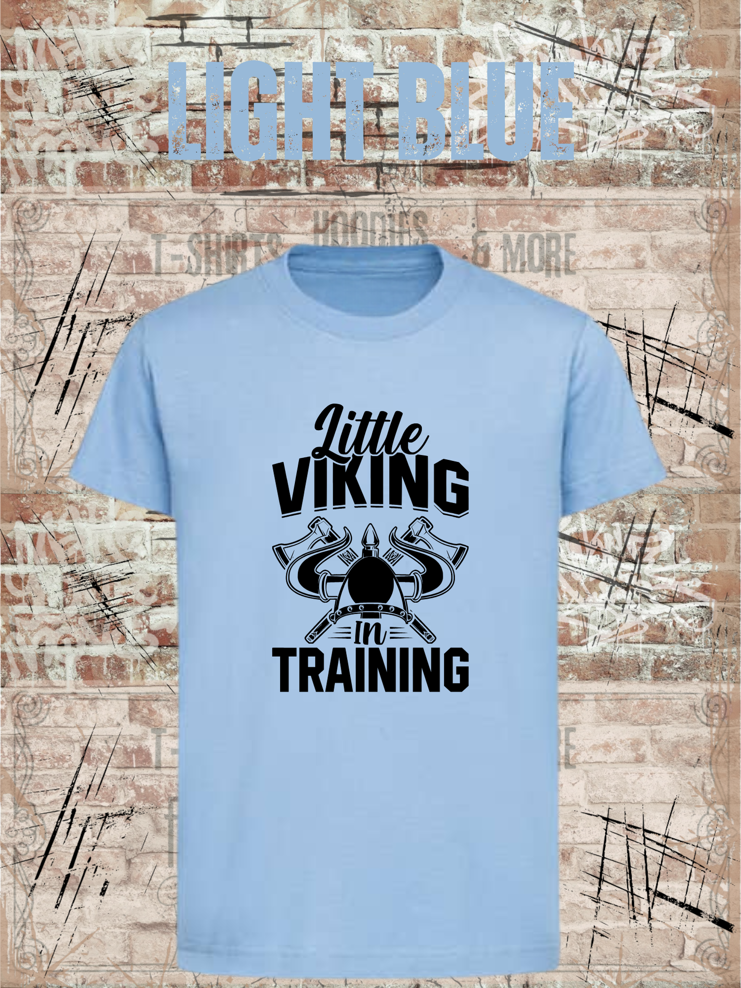 Kinder T-Shirt Little Viking in Training - Wikinger Shirt für Jungen & Mädchen