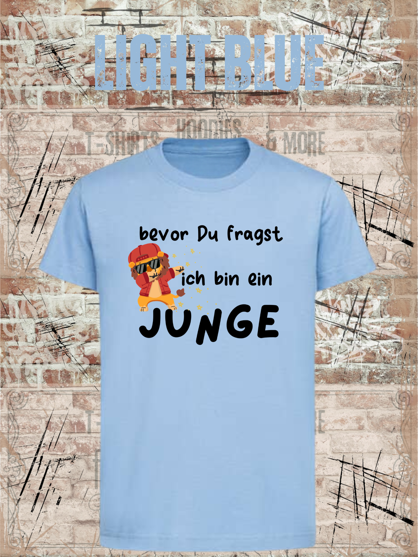 Kinder T-Shirt „Bevor Du fragst – ich bin ein Junge!“ | Lustiges Jungen Shirt
