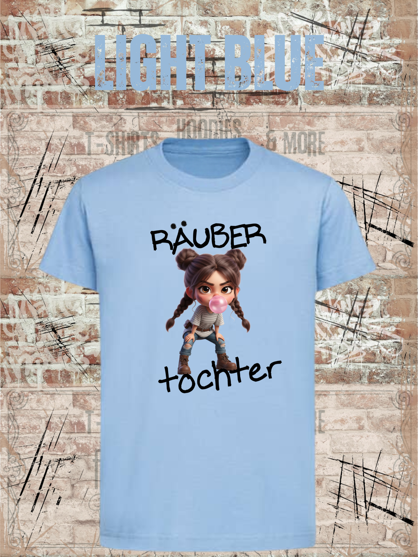 T-Shirt 'Räuber Tochter' - Witziges Geschenk für freche Kids