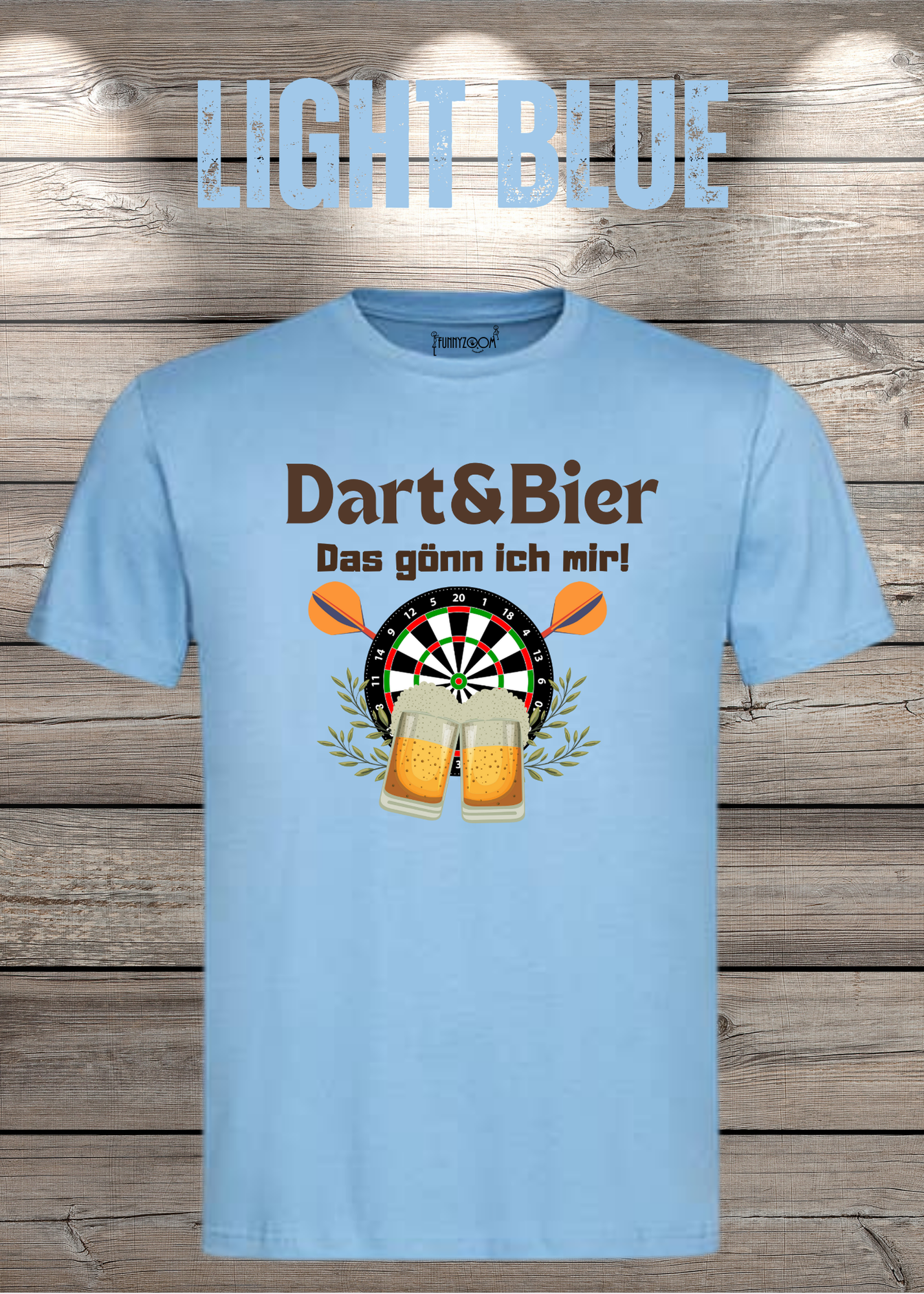 T-Shirt Dart & Bier das Gönn ich mir Witziges T-Shirt mit Spruch Geschenkidee Unisex