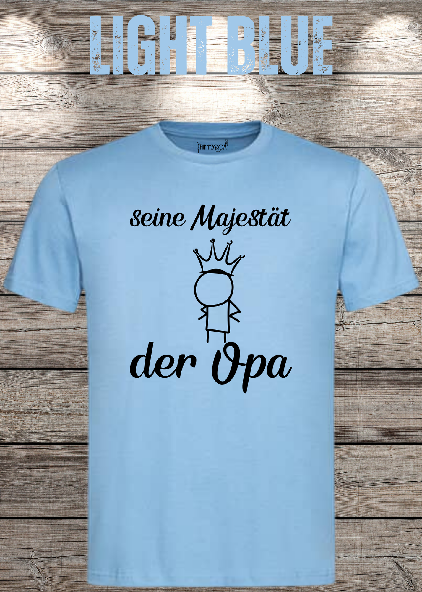 Herren T-Shirt Seine Majestät der Opa - Geburtstagsgeschenk für Opas - Lustiges Geschenk mit Spruch