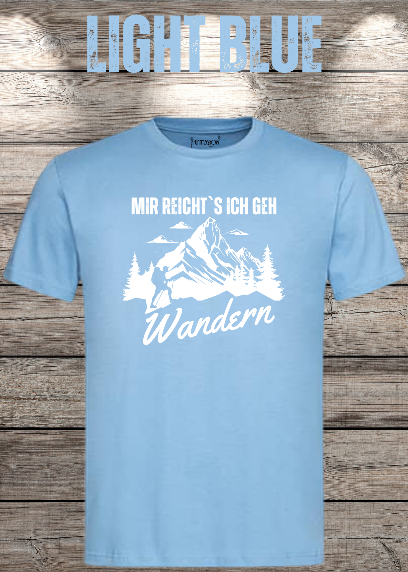 T-Shirt 'Mir reichts ich geh wandern!' - Witziges Wanderer Geschenk Unisex