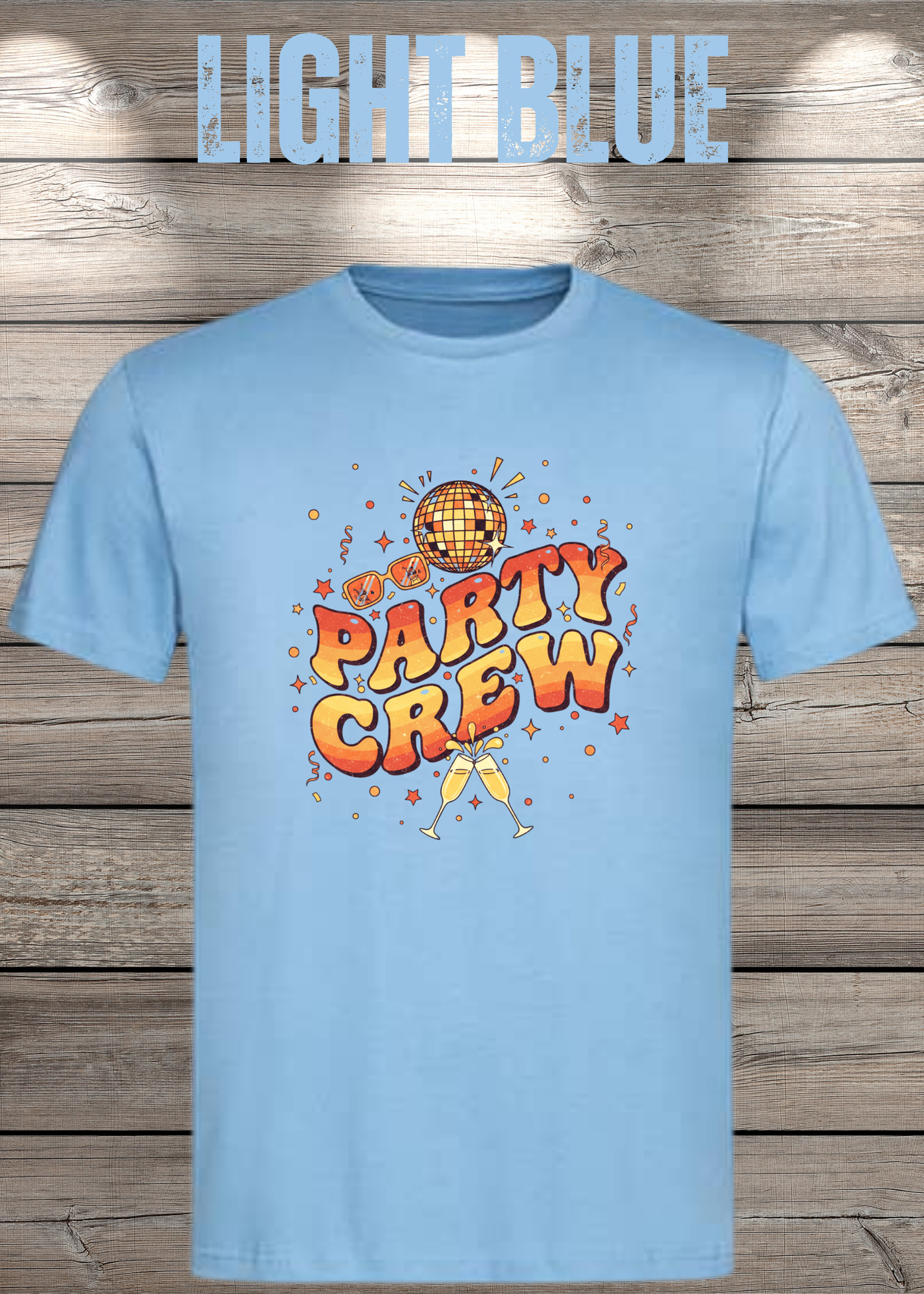 T-Shirt 'Party Crew' - Witziges Party-Shirt für echte Feierlöwen
