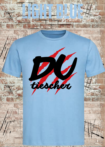 Du Tiescher – Freches Dialekt T-Shirt | Rockiges Statement Shirt | FunnyZoom