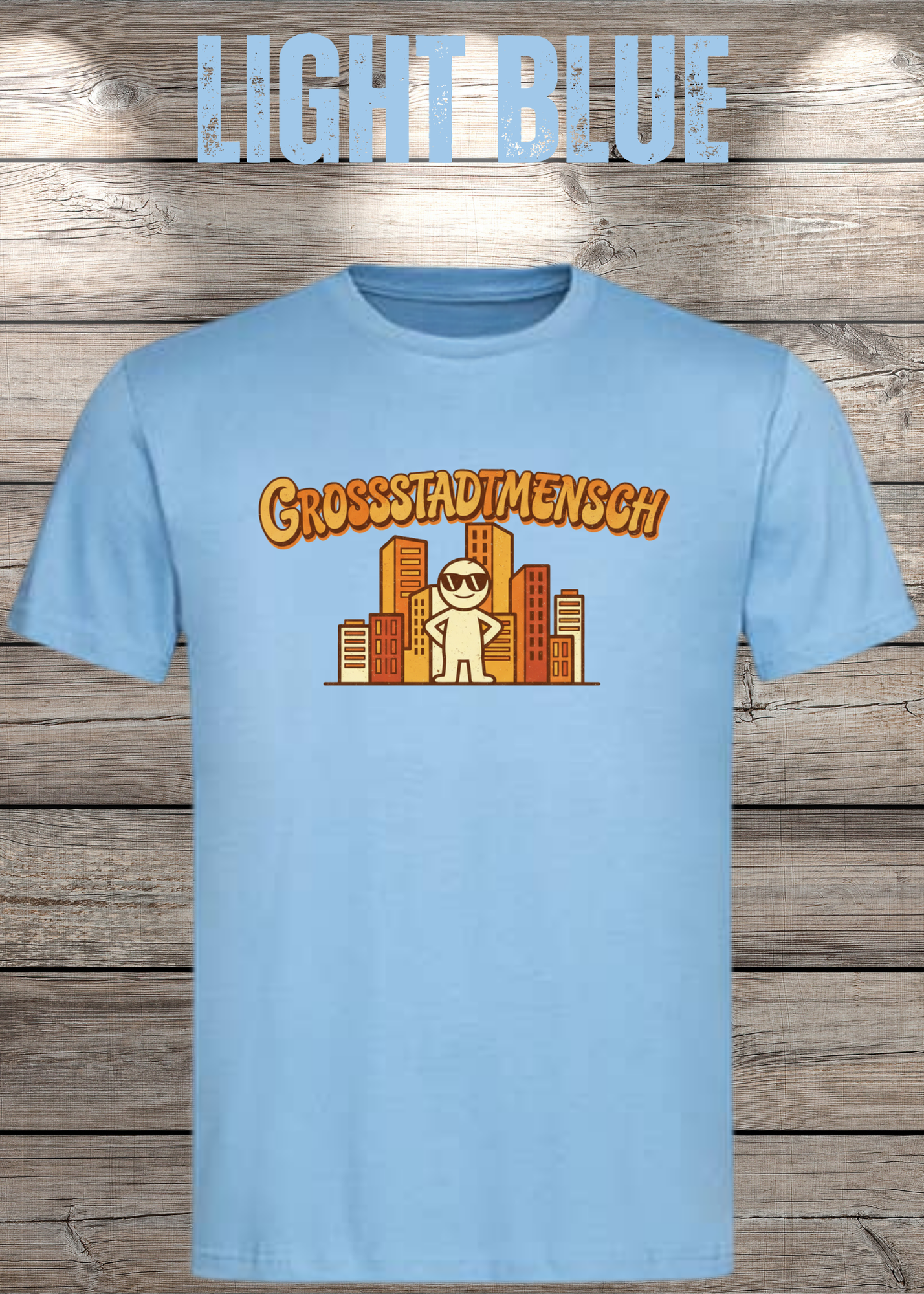 T-Shirt 'Großstadtmensch' - Witziges City-Shirt für Stadtliebhaber