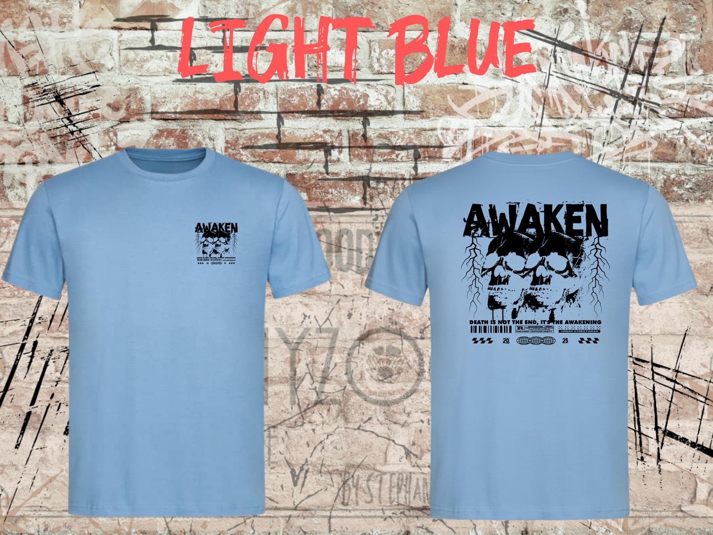 Awaken the Death - Gothic Skull T-Shirt mit Totenkopf