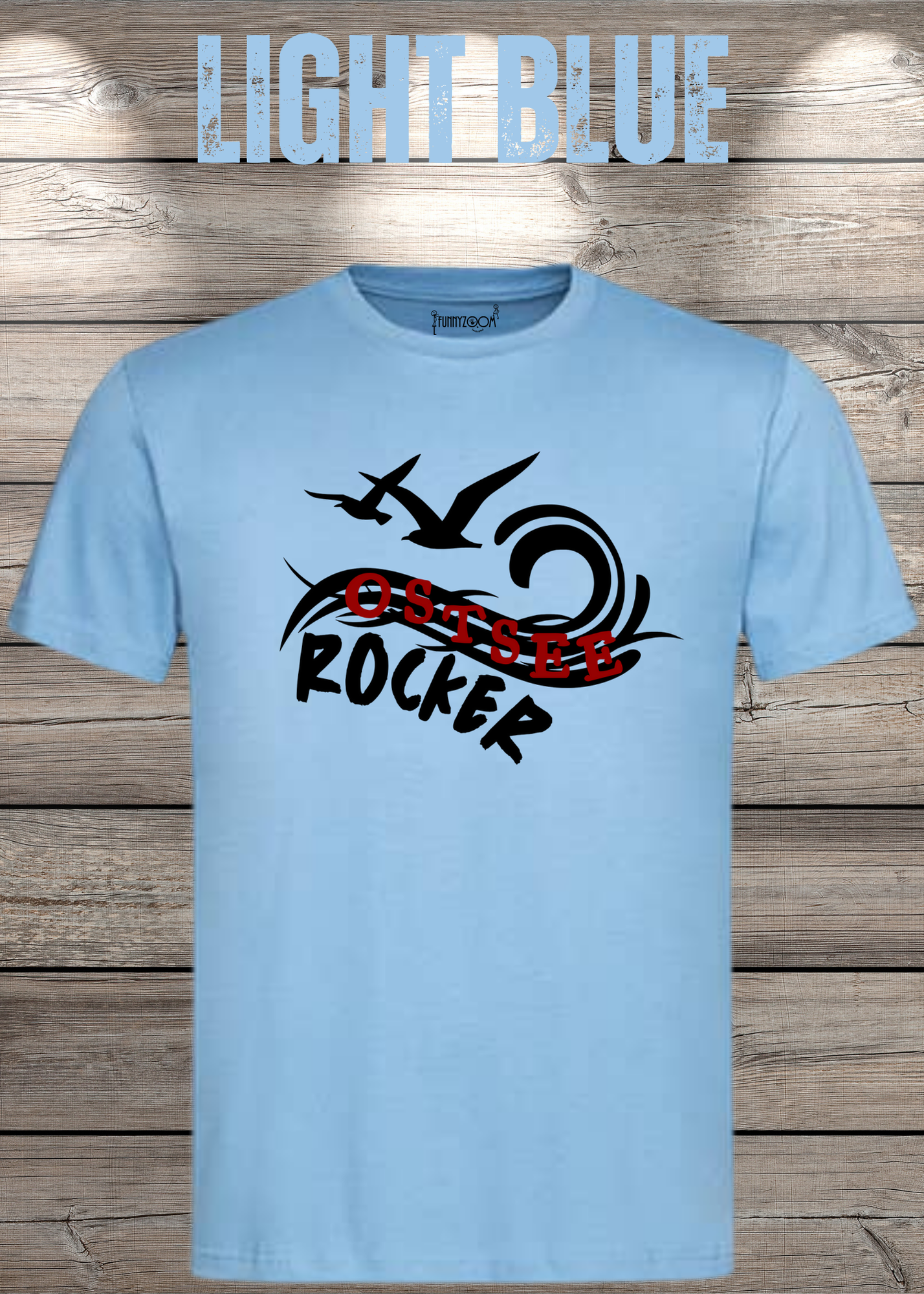 T-Shirt 'Ostsee Rocker' - Norddeutschland Geschenk Unisex Küsten-Style