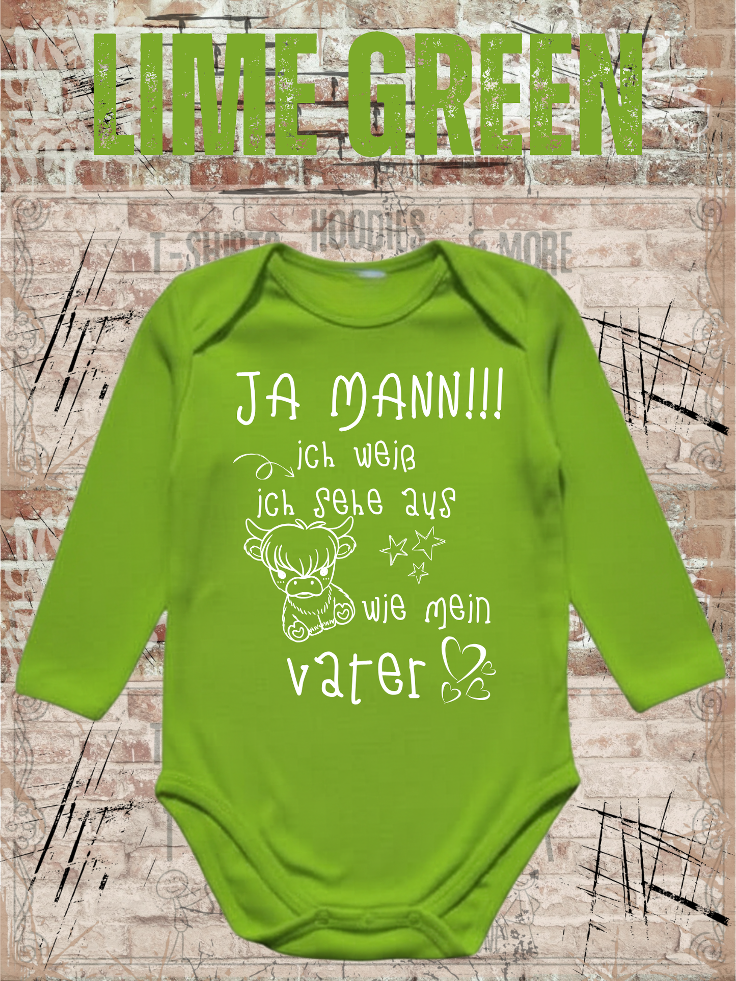 Baby Body 'Ja Mann!!! Ich Weiß Ich Sehe Aus Wie Mein Vater' | Lustiger Papa-Spruch