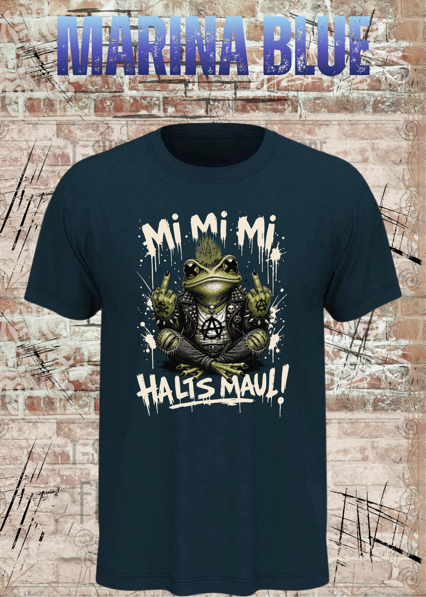 Motz-Frosch Fridolin T-Shirt – Mi Mi Mi Halt’s Maul Punk Shirt