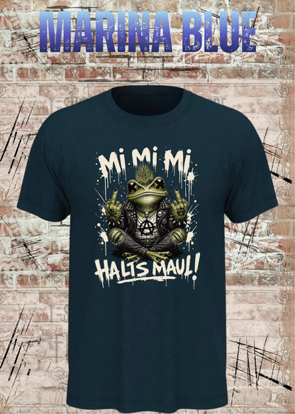 Motz-Frosch Fridolin T-Shirt – Mi Mi Mi Halt’s Maul Punk Shirt