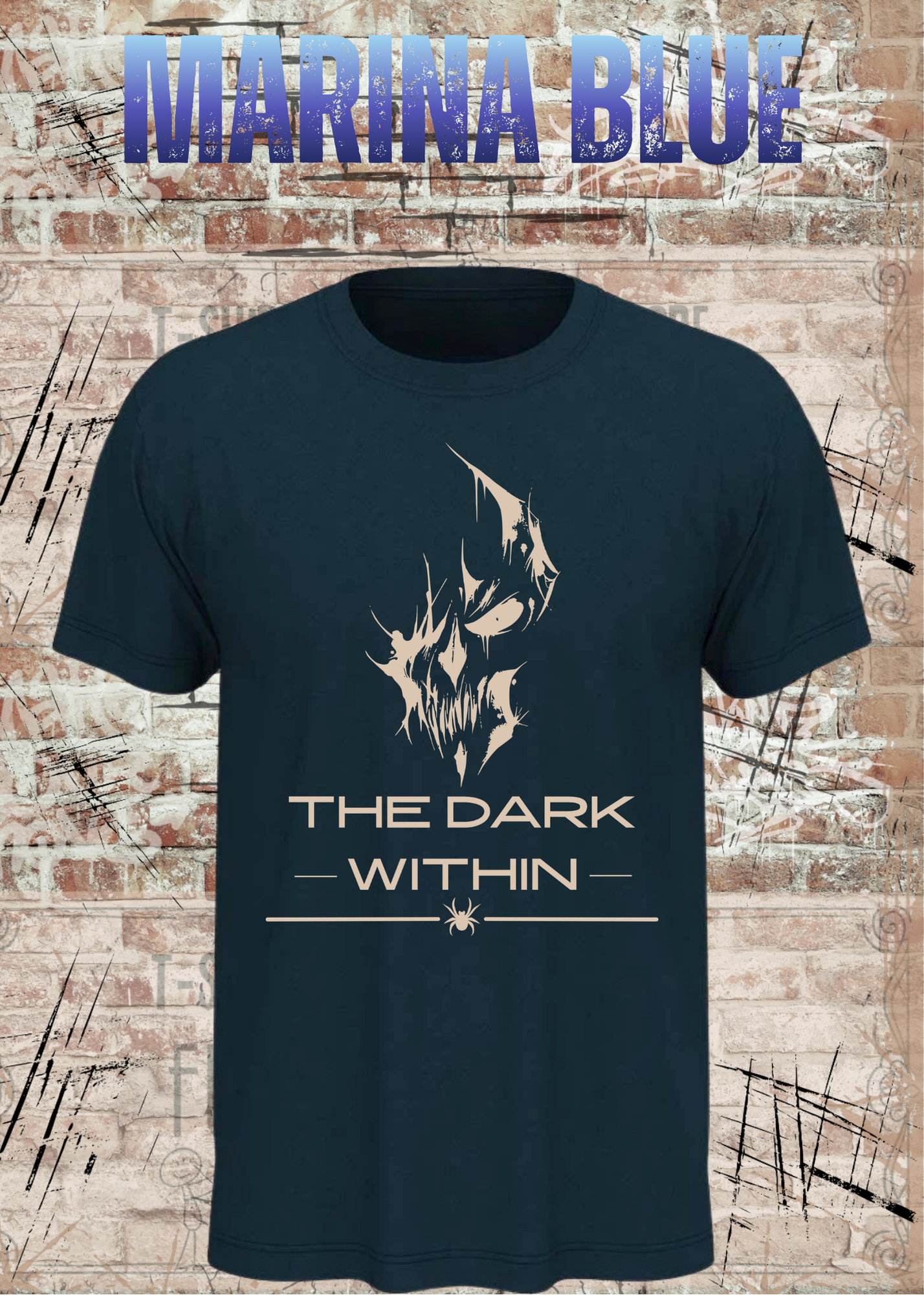 THE DARK WITHIN | Gothic Totenkopf T-Shirt | Rock & Metal Skull Shirt | Unisex