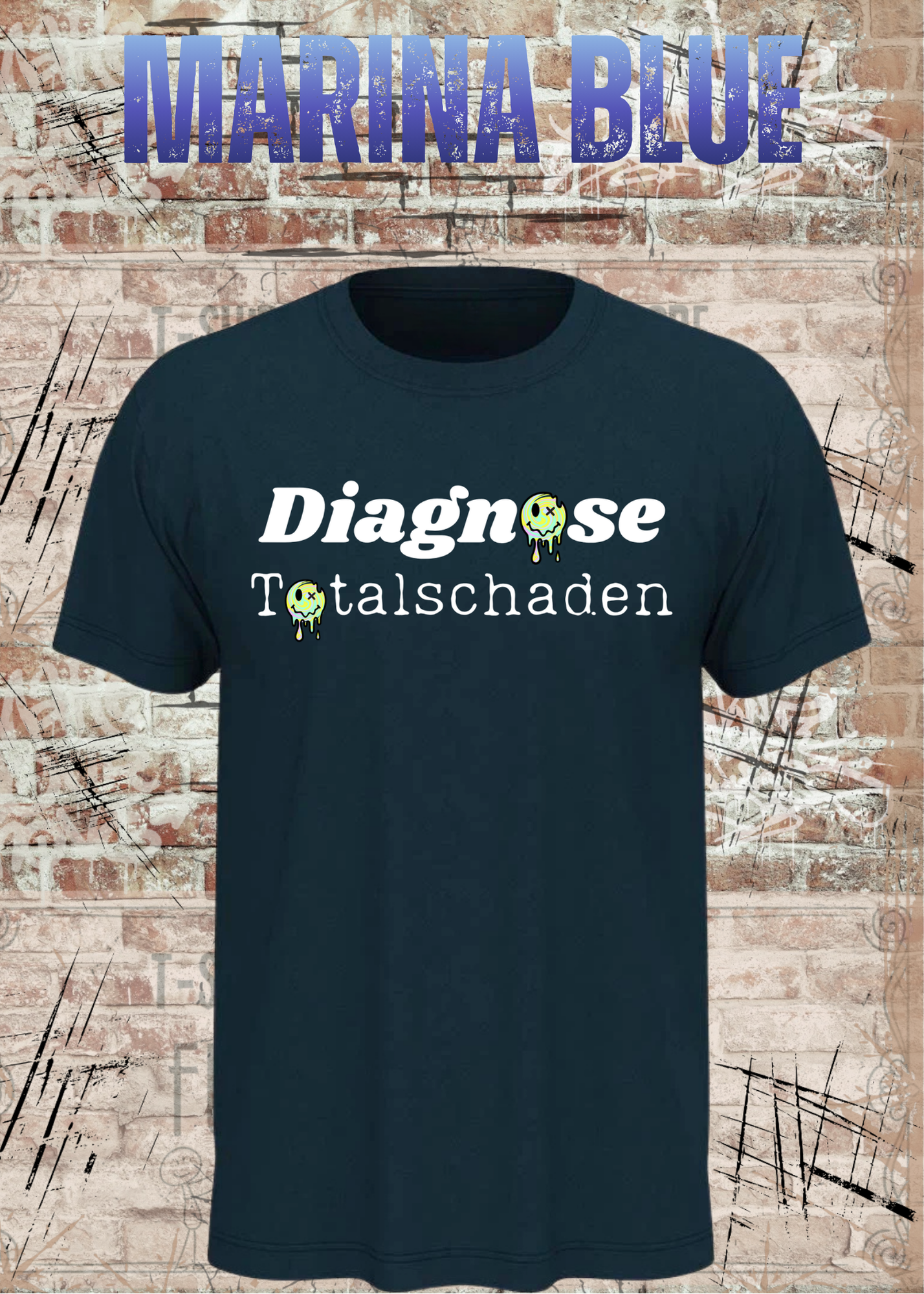 Diagnose Totalschaden – Lustiges T-Shirt mit schwarzem Humor
