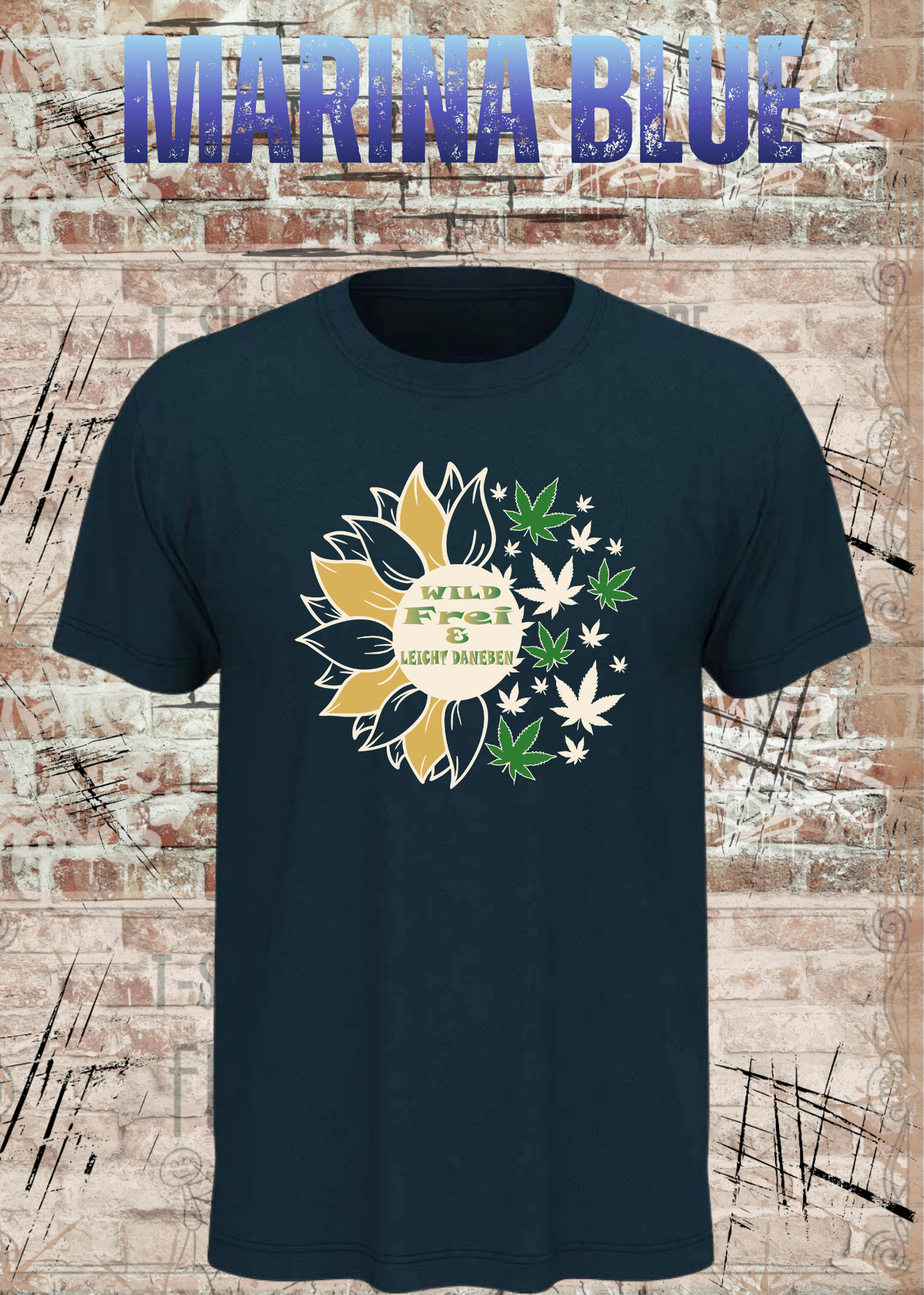 Wild Frei & Leicht Daneben Sonnenblumen Unisex T-Shirt