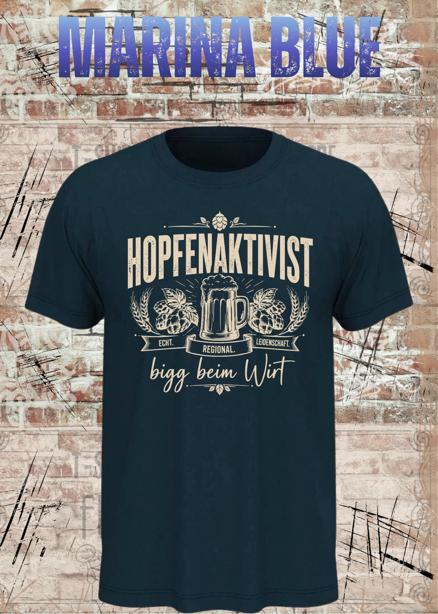 Hopfenaktivist – bigg beim Wirt | Lustiges Bier T-Shirt