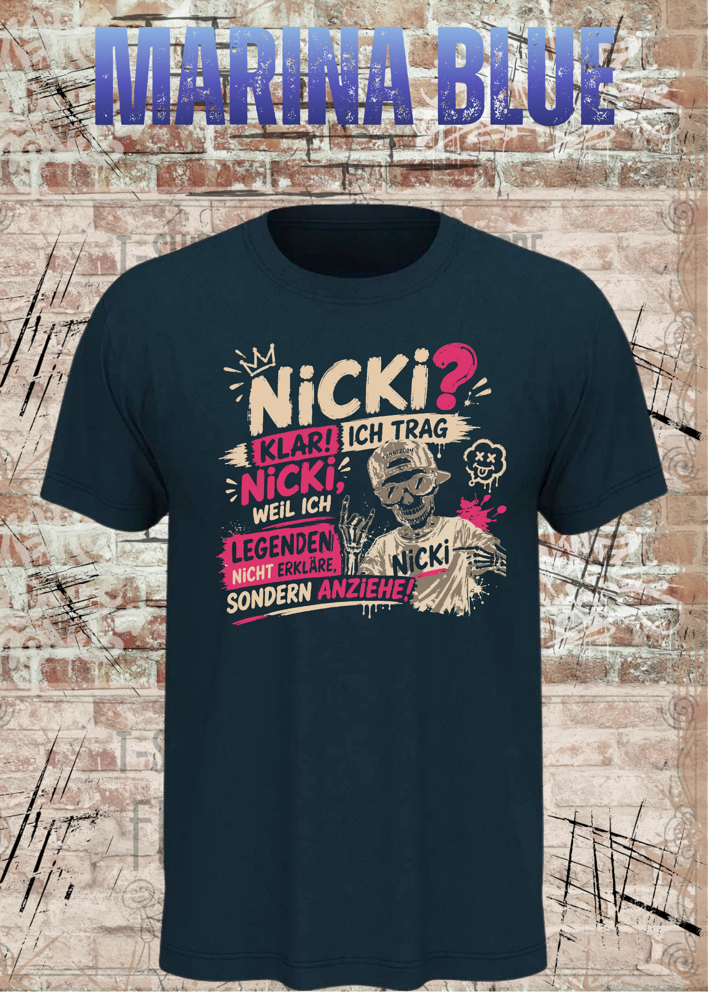 Nicki T-Shirt „Ich trag Nicki“ | Lustiges Legenden Shirt Unisex