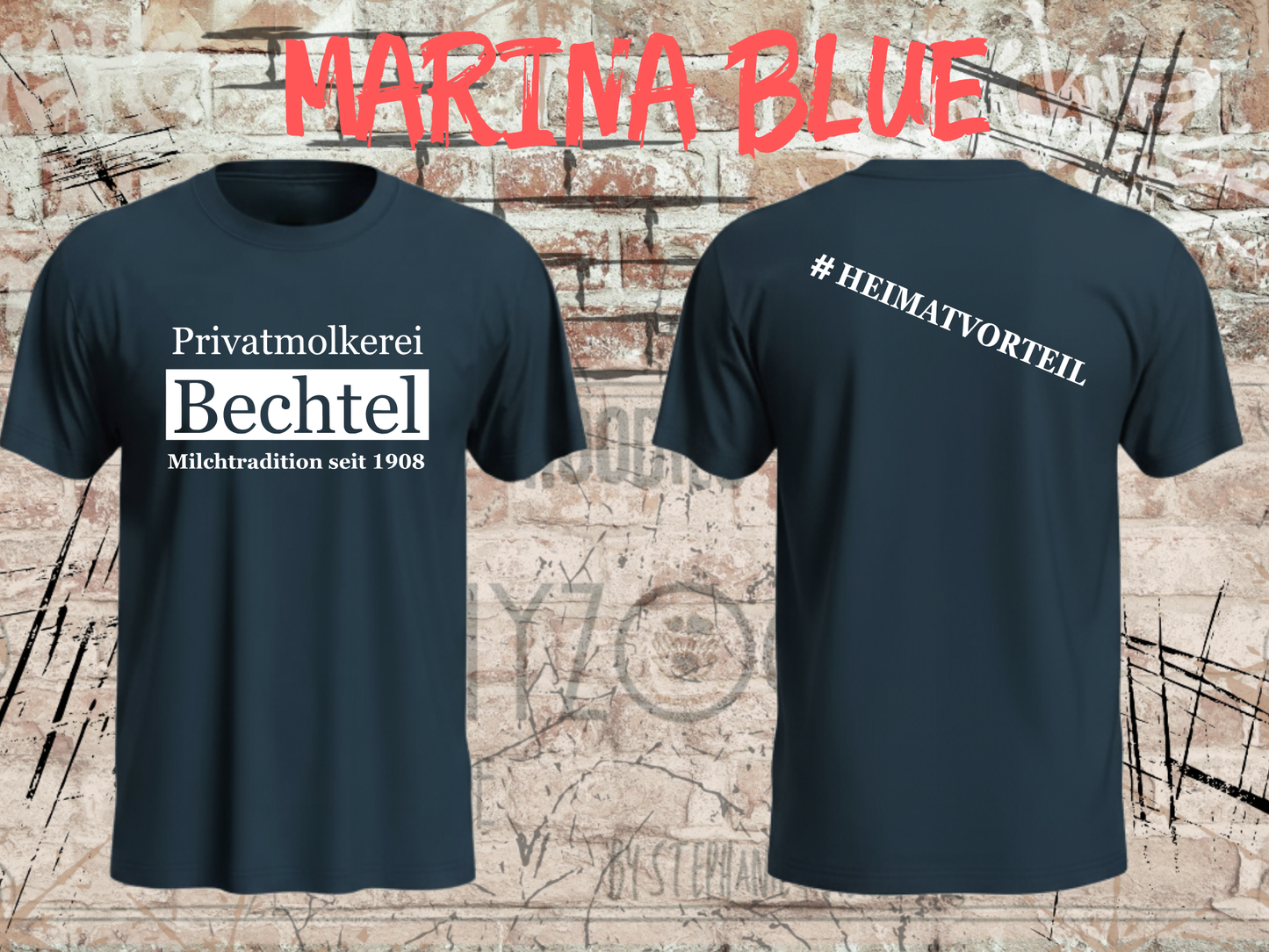 Privatmolkerei Bechtel T-Shirt Herren - Milchtradition seit 1908 | #Heimatvorteil