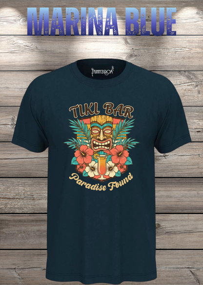 T-Shirt Tiki Bar in Marina Blue.