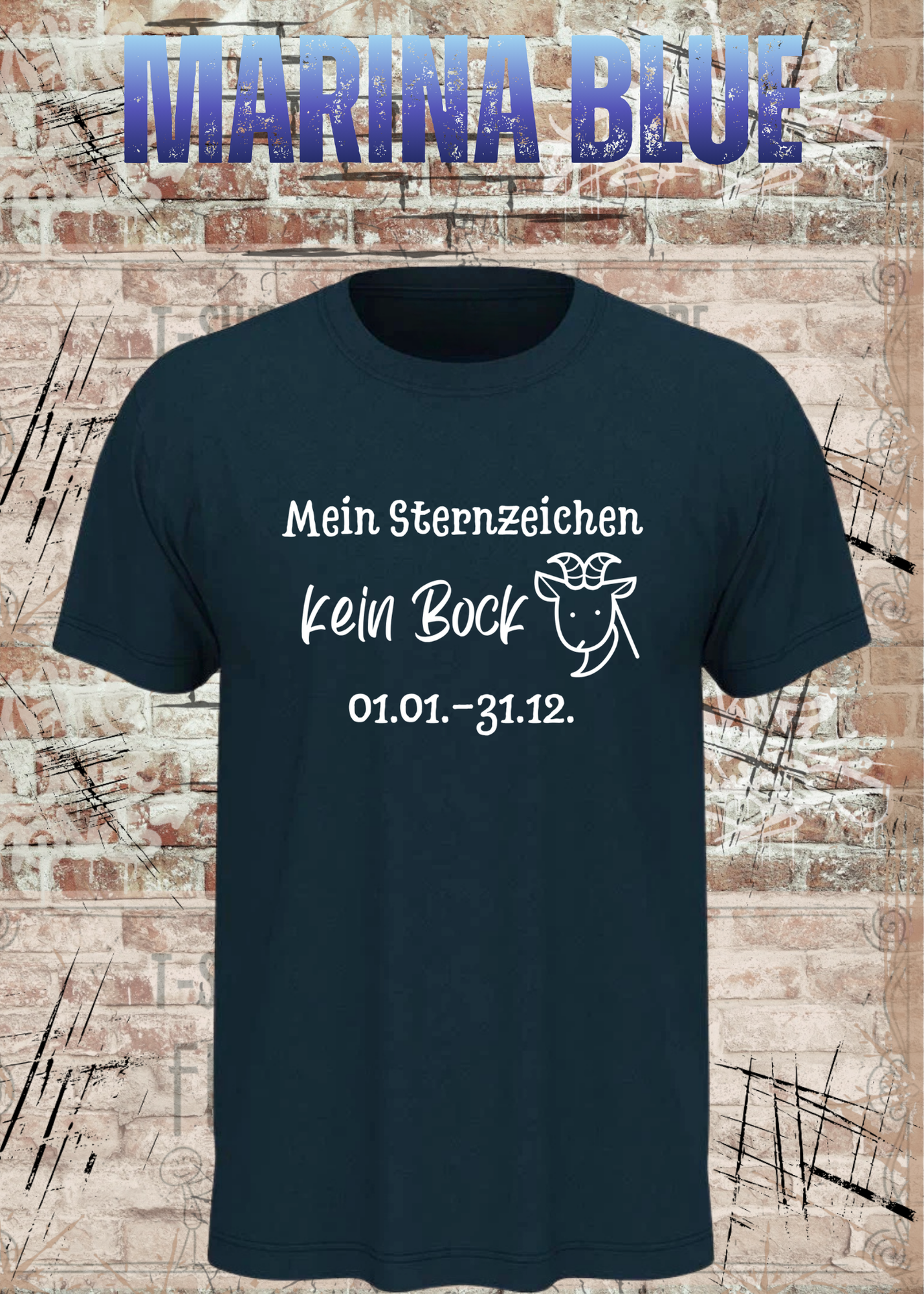 Mein Sternzeichen Kein Bock T-Shirt – Lustiges Faultier Spruch Shirt Unisex