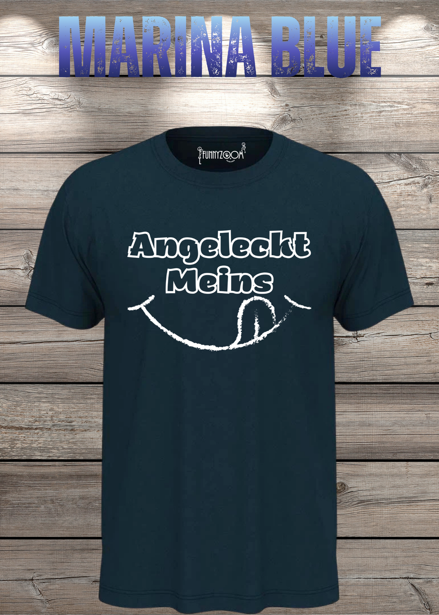 T-Shirt Angeleckt Meins - Lustige Sprüche Geschenkidee - Geburtstag Freizeit Unisex viele Farben