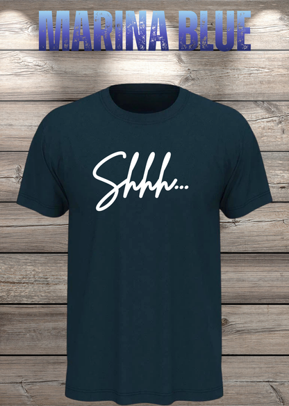 T-Shirt Shhh... in Marina Blue.