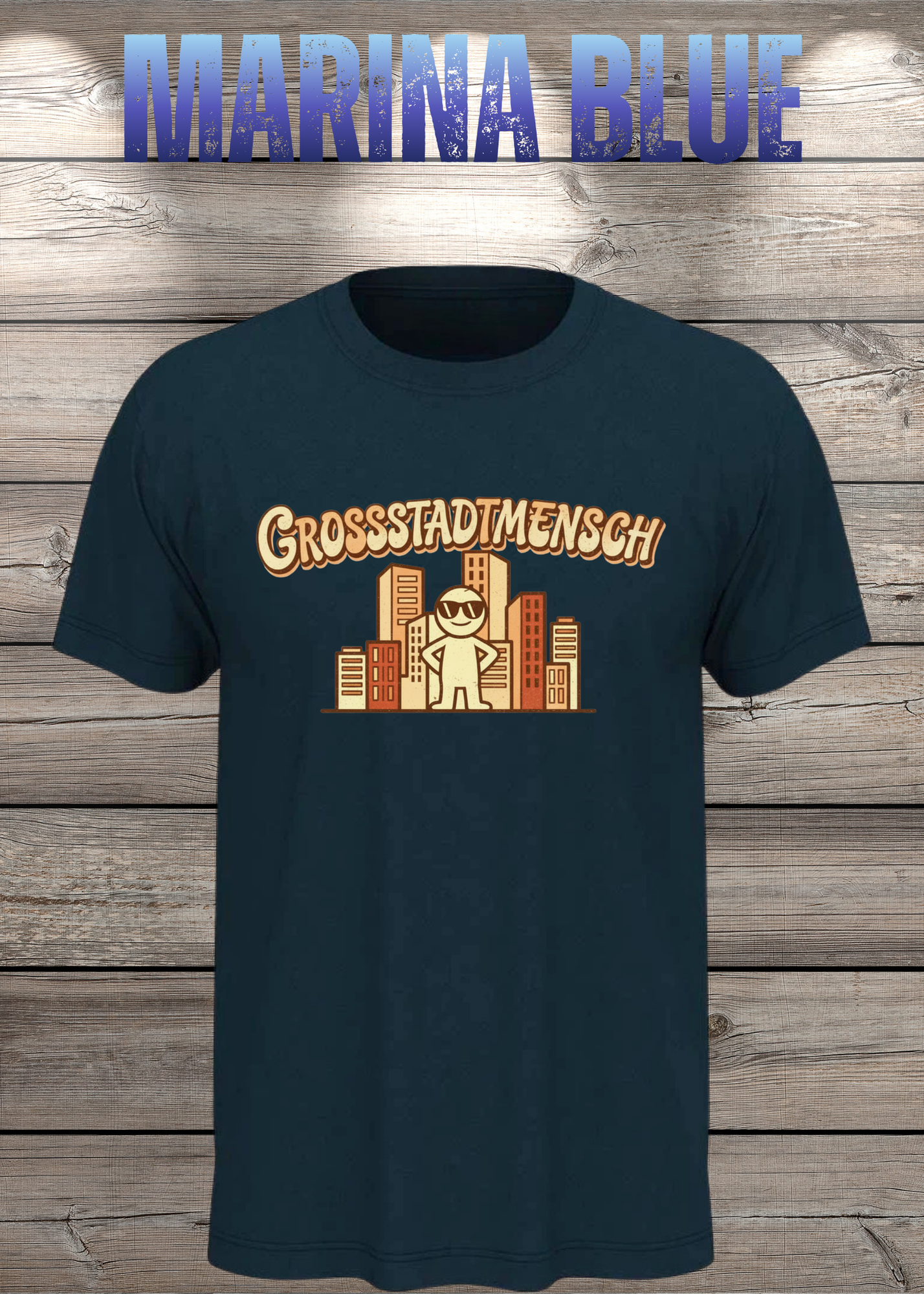 T-Shirt 'Großstadtmensch' - Witziges City-Shirt für Stadtliebhaber