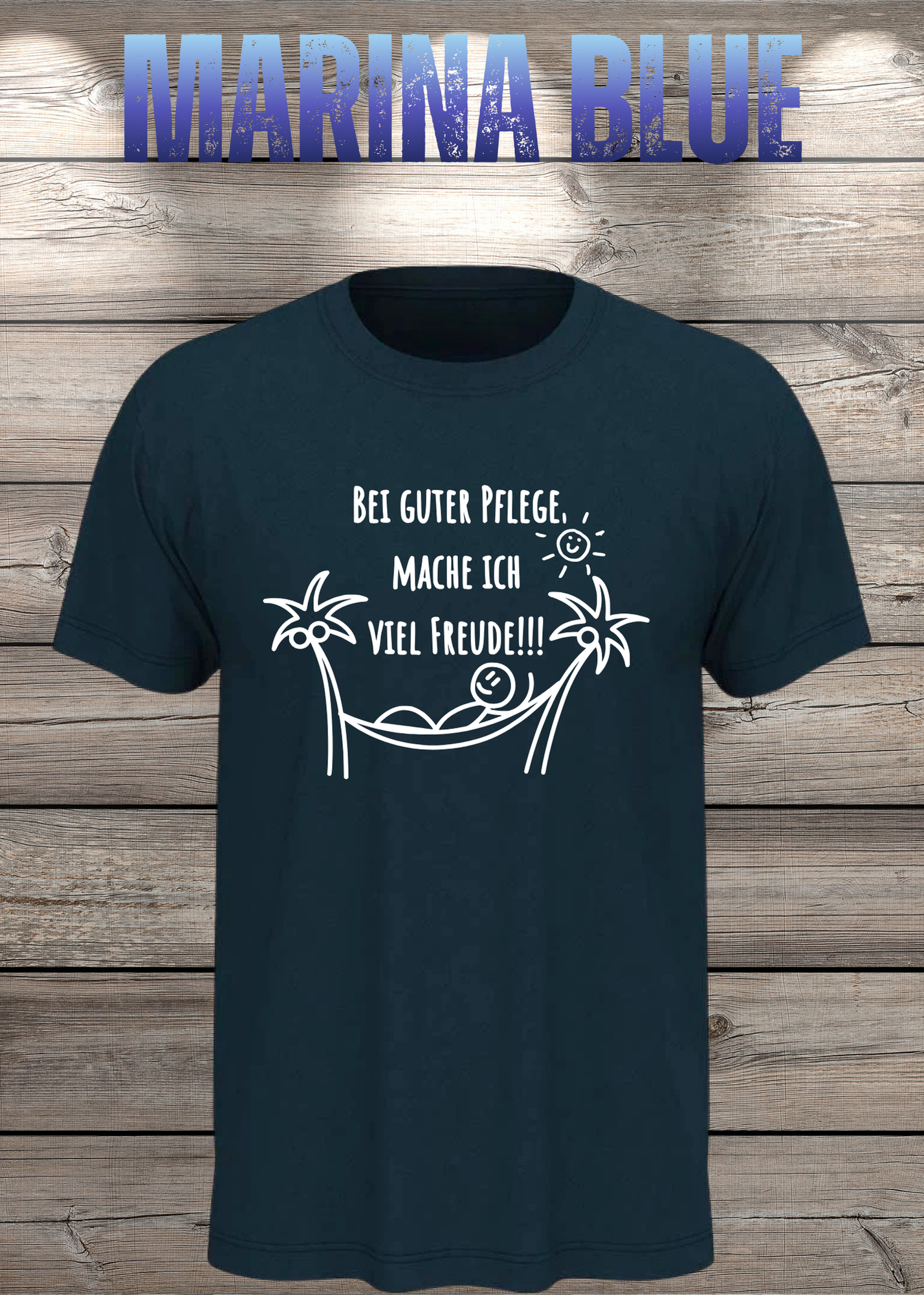 T-Shirt Unisex - Bei guter Pflege mache ich viel Freude - Geschenkidee Geburtstag Statement