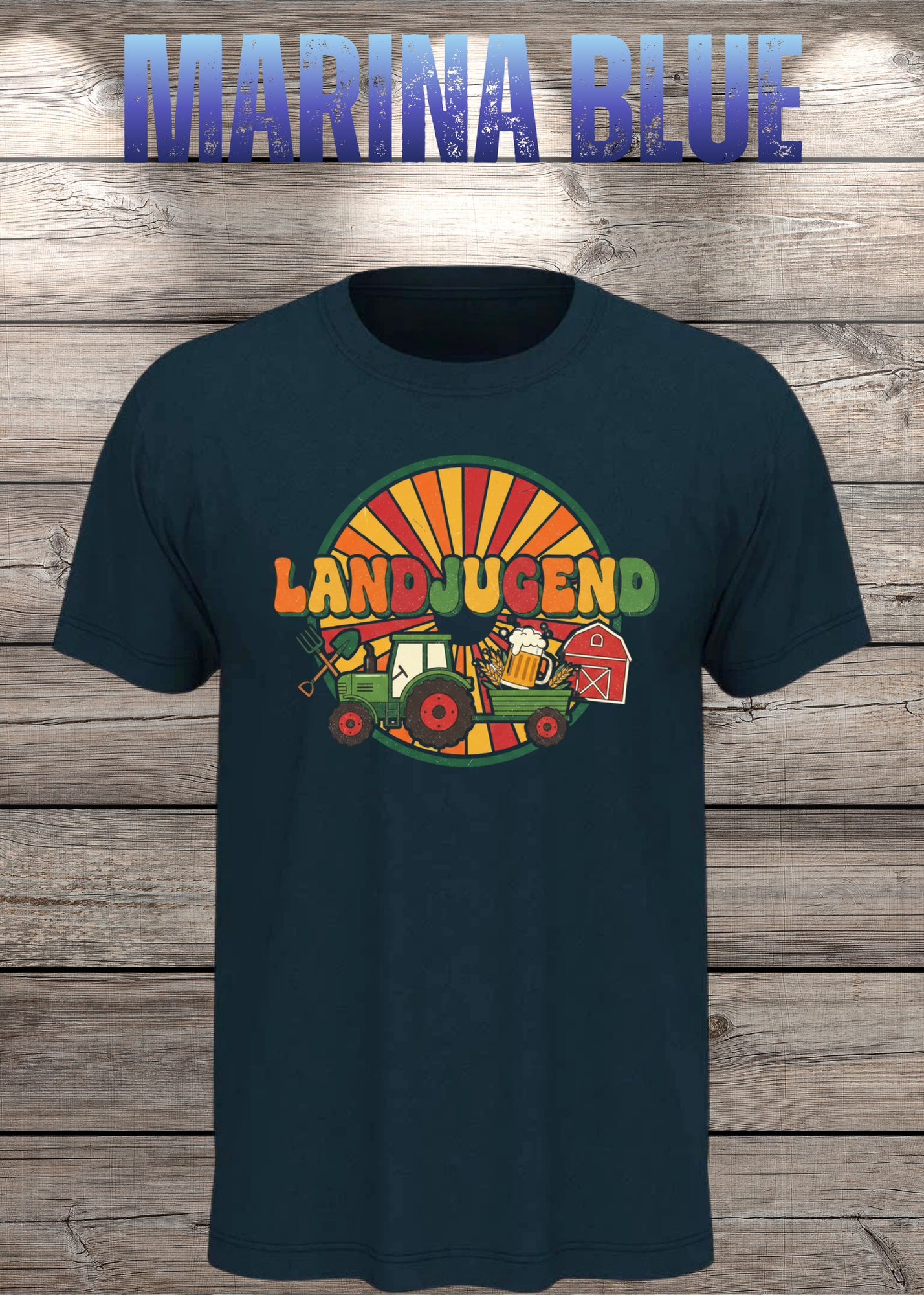 T-Shirt 'Landjugend' - Witziges Statement-Shirt für Landliebhaber