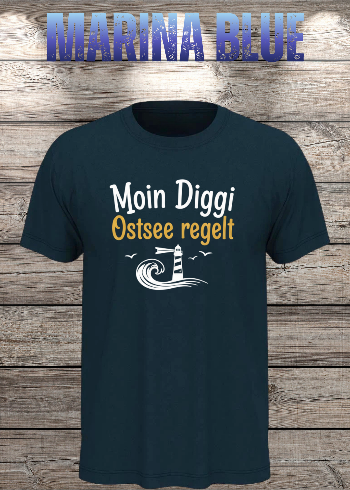 Unisex T-Shirt Moin Diggi Ostsee regelt