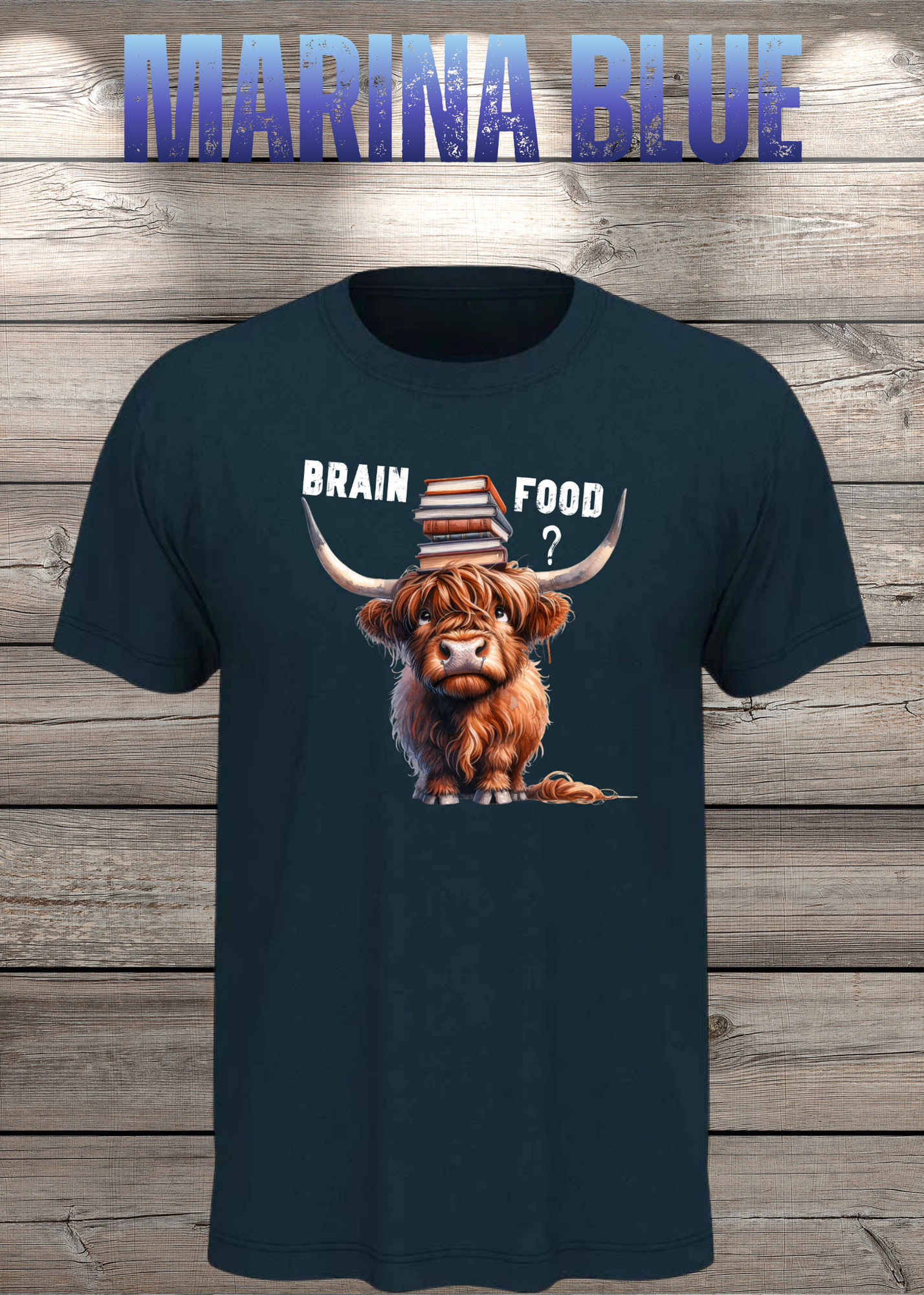 Highland Kuh Unisex T-Shirt Brain food?