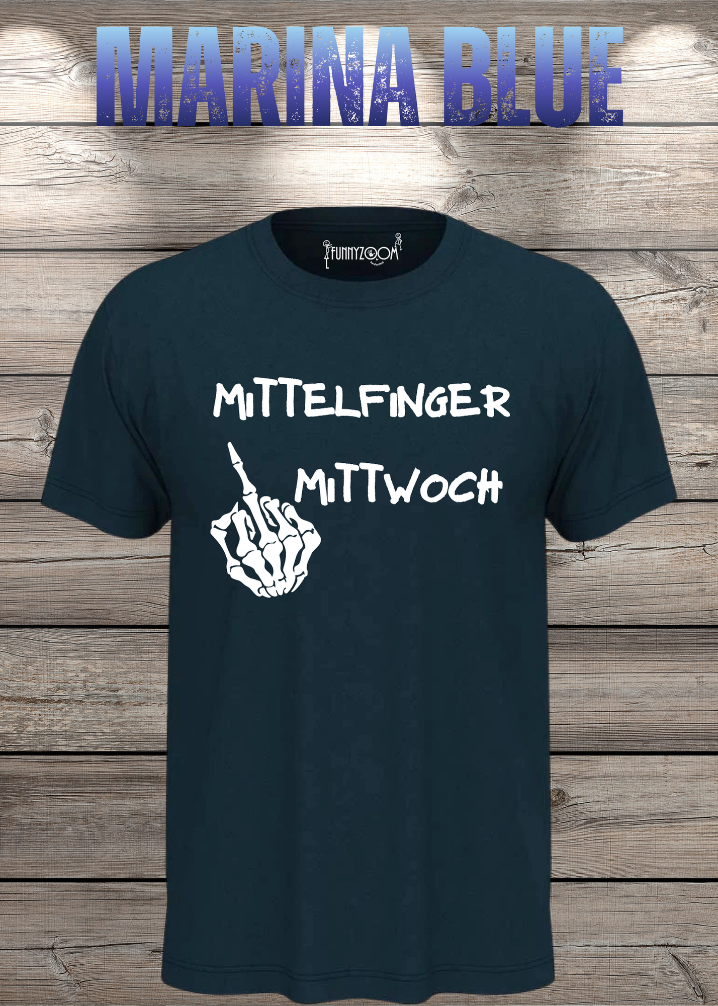 T-Shirt Mittelfinger Mittwoch Lustige Sprüche Geschenkidee Geburtstag Freizeit Unisex viele Farben