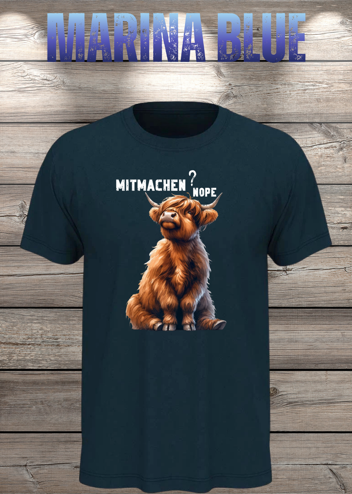 Highland Kuh Unisex T-Shirt Mitmachen? Nope