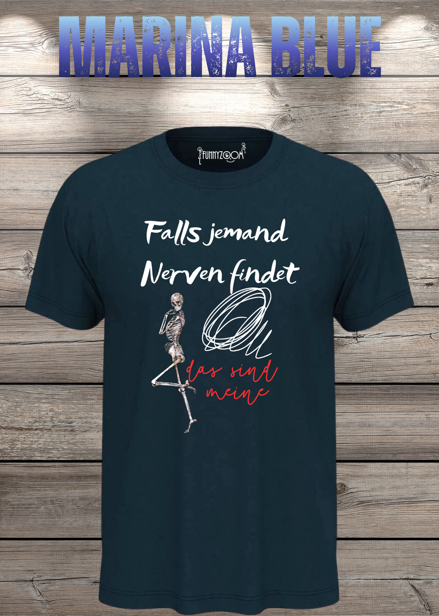T-Shirt 'Falls jemand Nerven findet das sind meine' - Witziges Geschenk Unisex