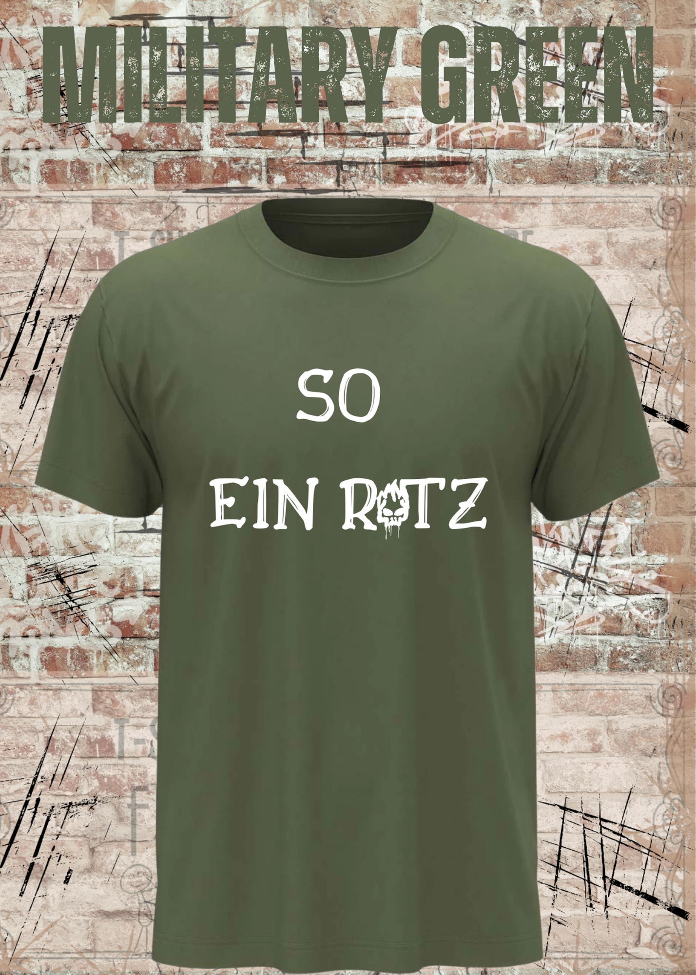 Lustiges Unisex T-Shirt „So ein Rotz“ | Frecher Humor Spruch Shirt