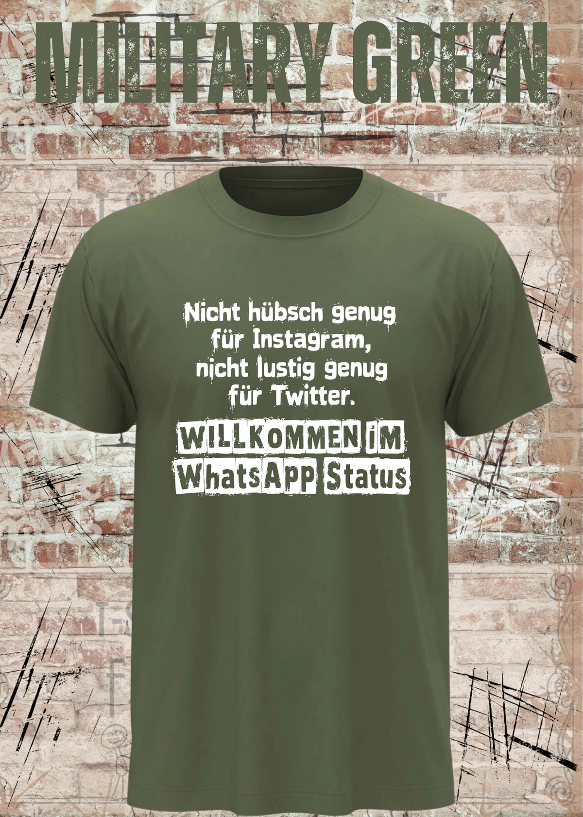 Nicht hübsch genug – Lustiges Statement T-Shirt | FunnyZoom