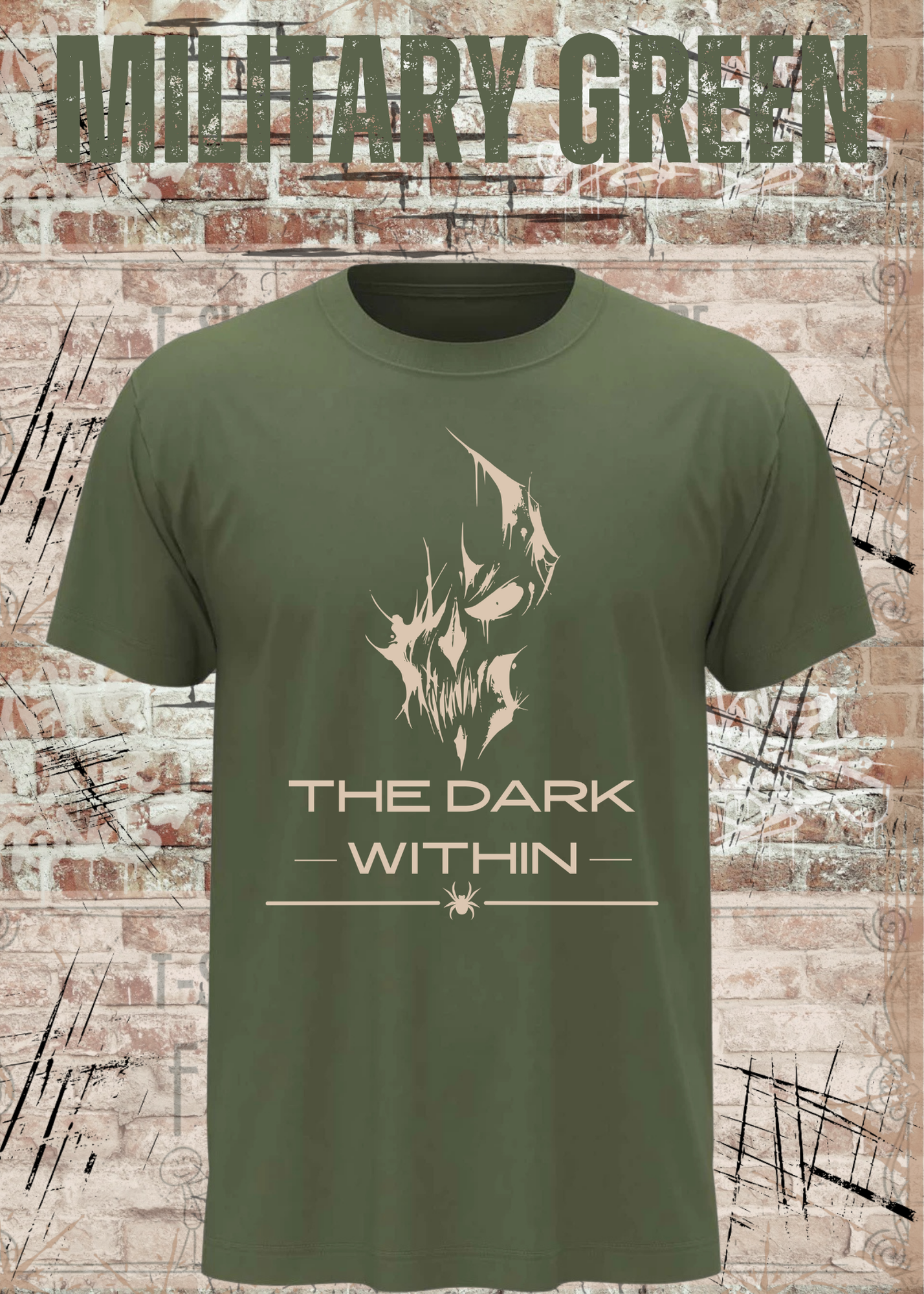 THE DARK WITHIN | Gothic Totenkopf T-Shirt | Rock & Metal Skull Shirt | Unisex