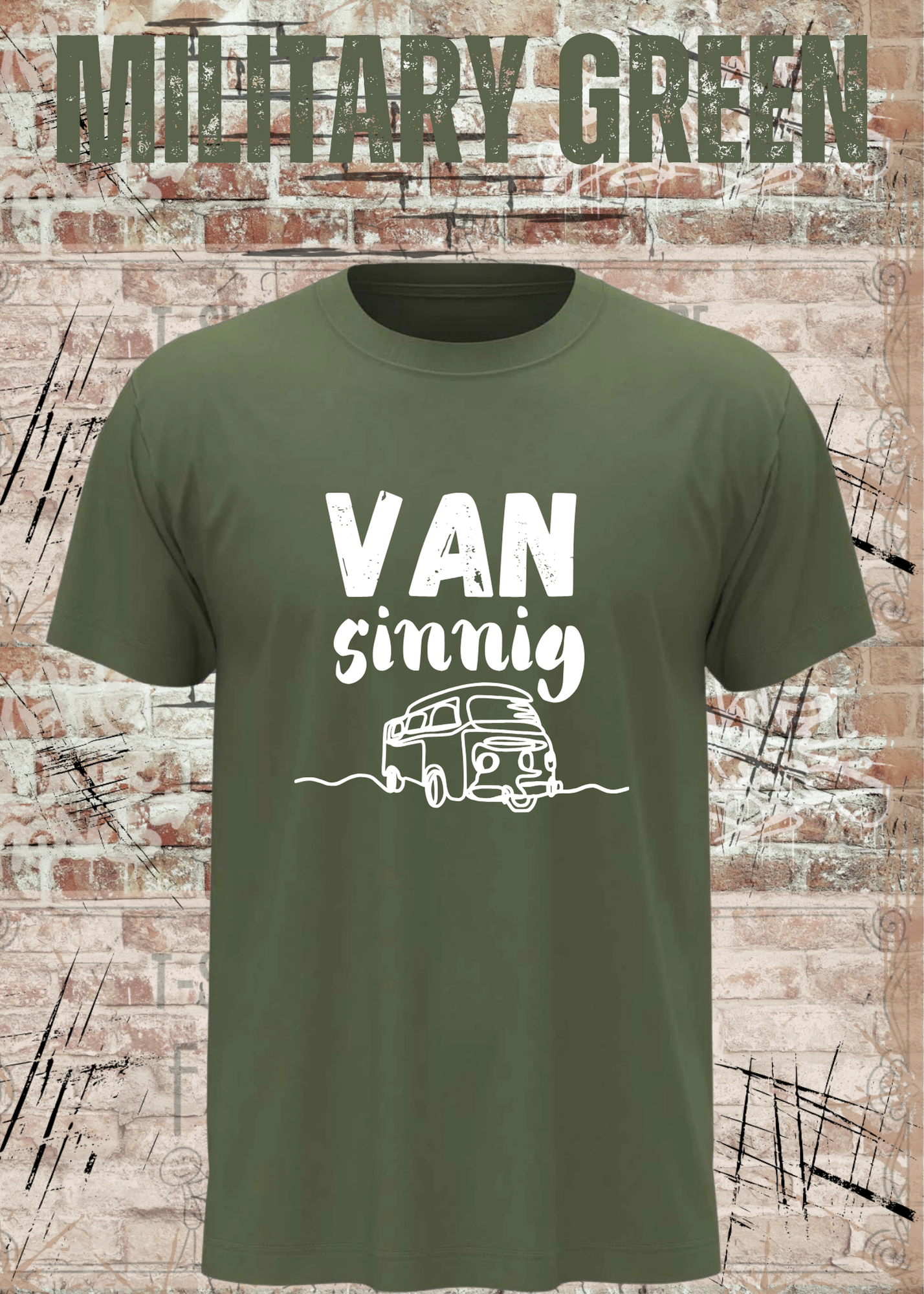 Van Sinnig! Camping & Van Life Unisex T-Shirt | Lustiges Camper Shirt