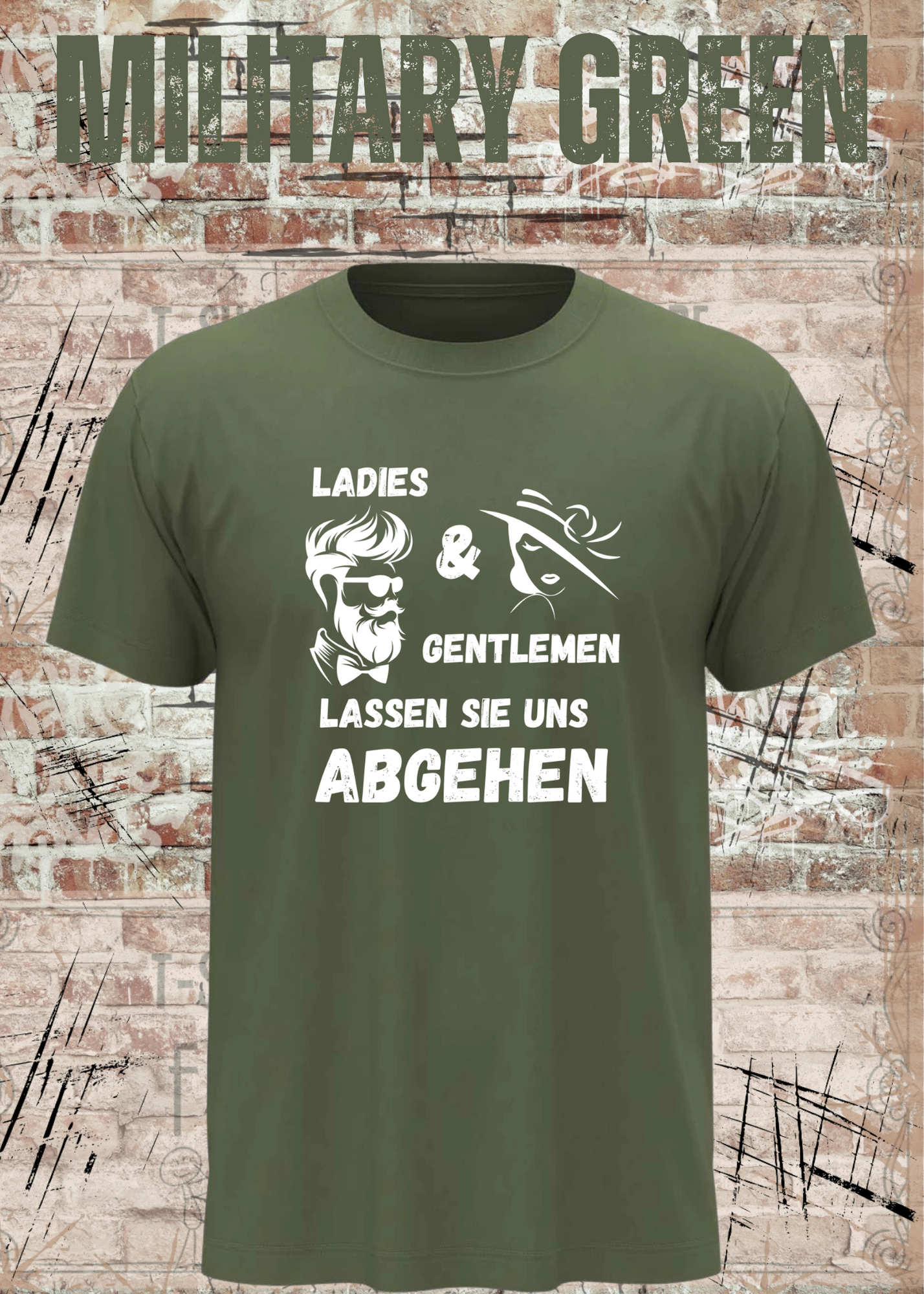Ladies & Gentlemen Lassen Sie Uns Abgehen T-Shirt