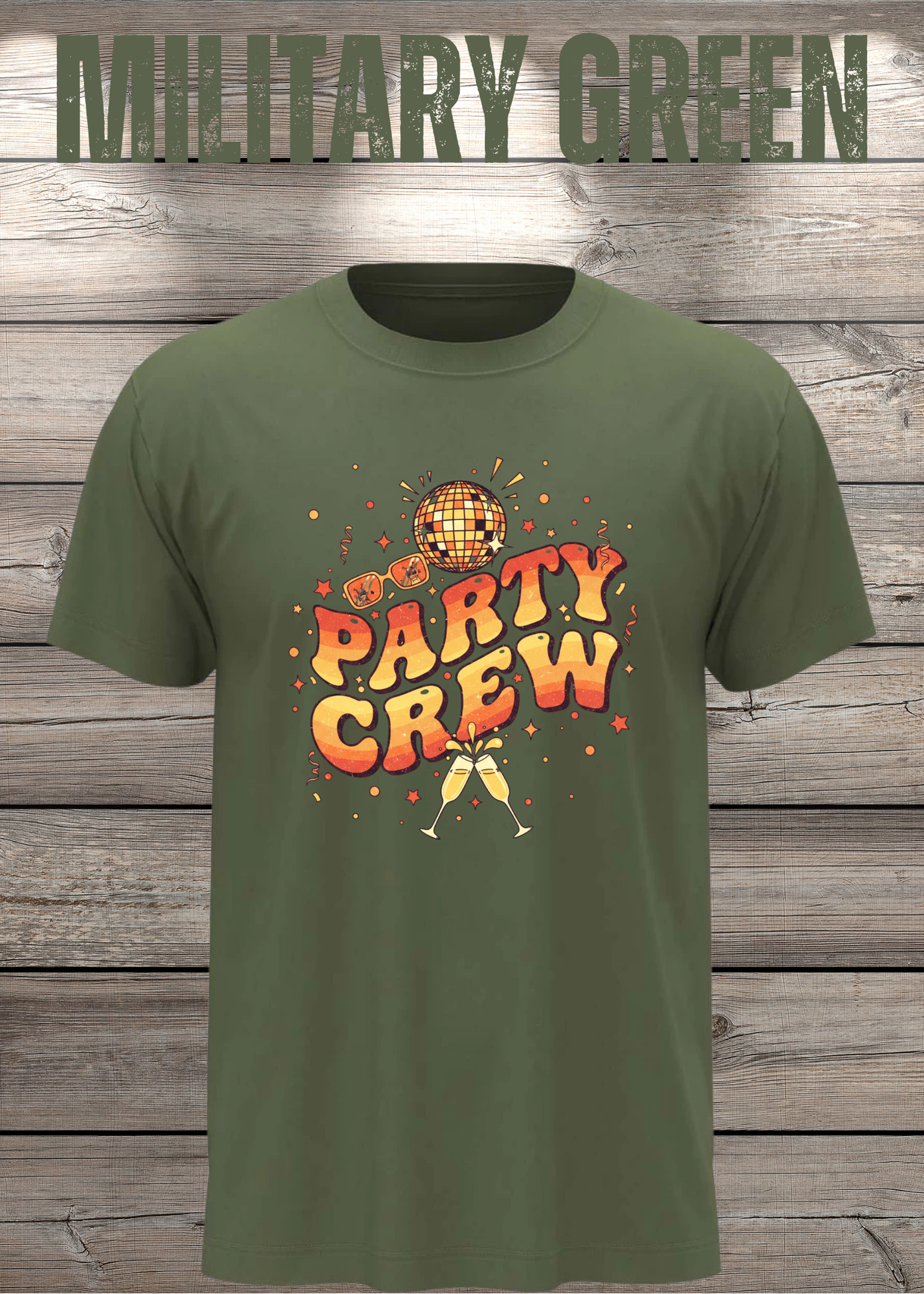 T-Shirt 'Party Crew' - Witziges Party-Shirt für echte Feierlöwen