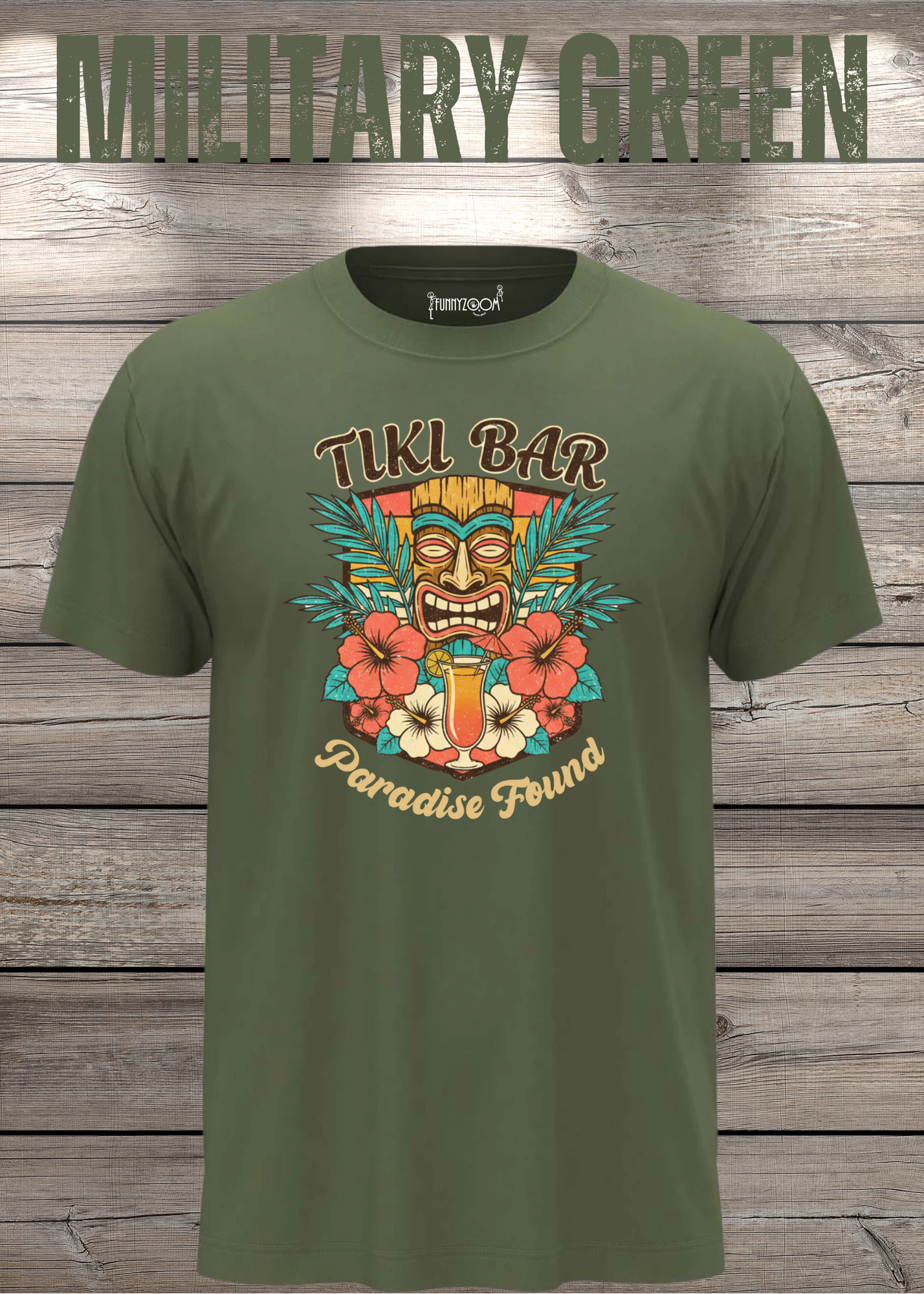 T-Shirt Tiki Bar - Witziger Spruch - Geschenkidee Unisex - Tropical Vibes