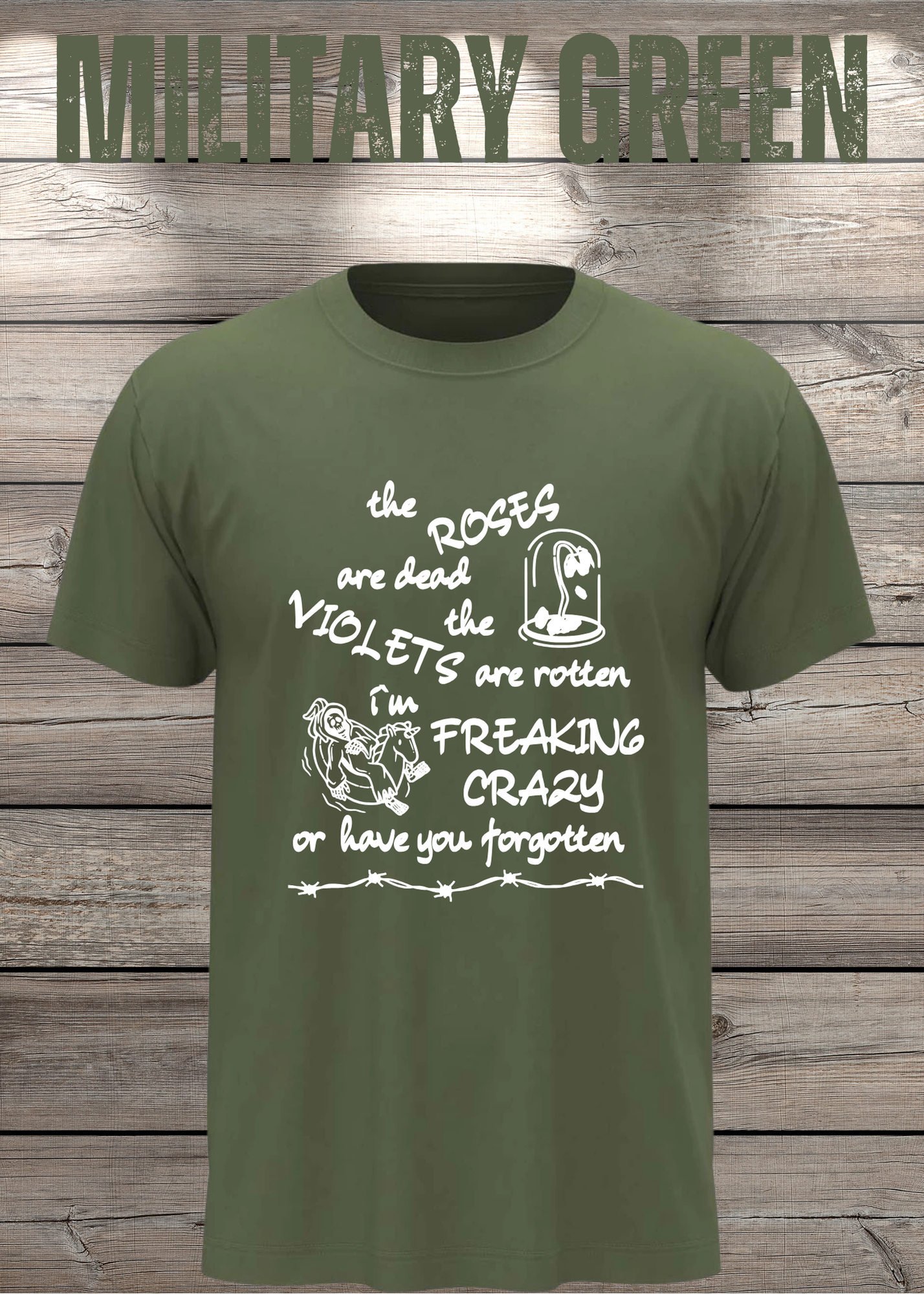T-Shirt I'm Freaking Crazy - Lustiger Spruch Geschenkidee Geburtstag Unisex Statement