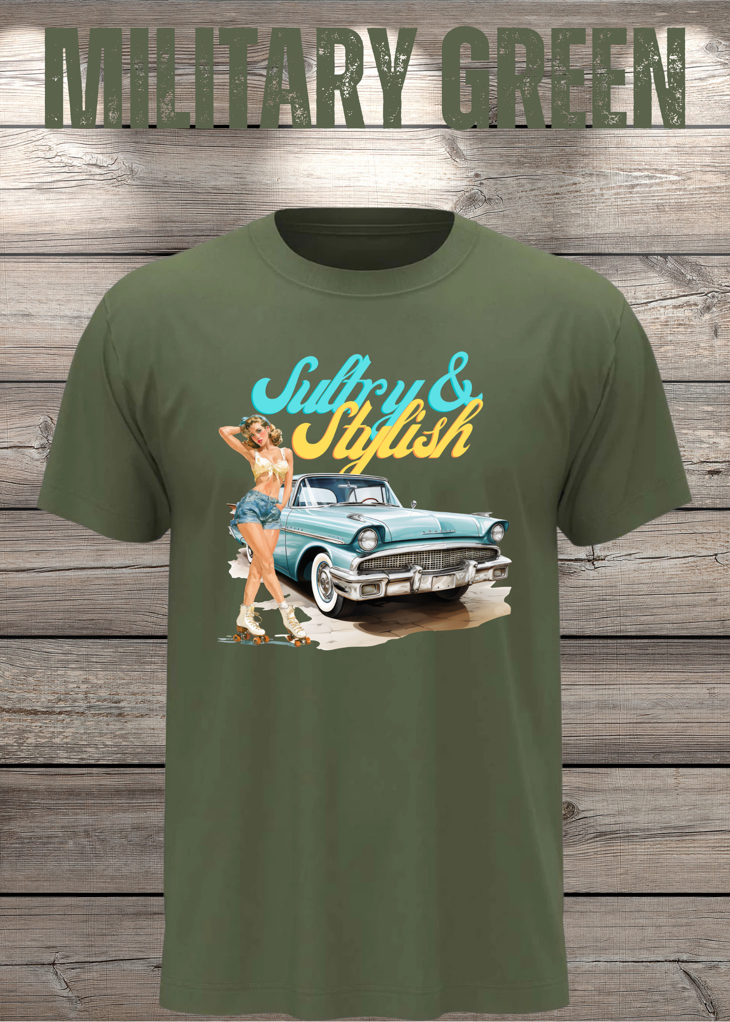 Sultry & Stylish - Vintage Look T-Shirt Unisex
