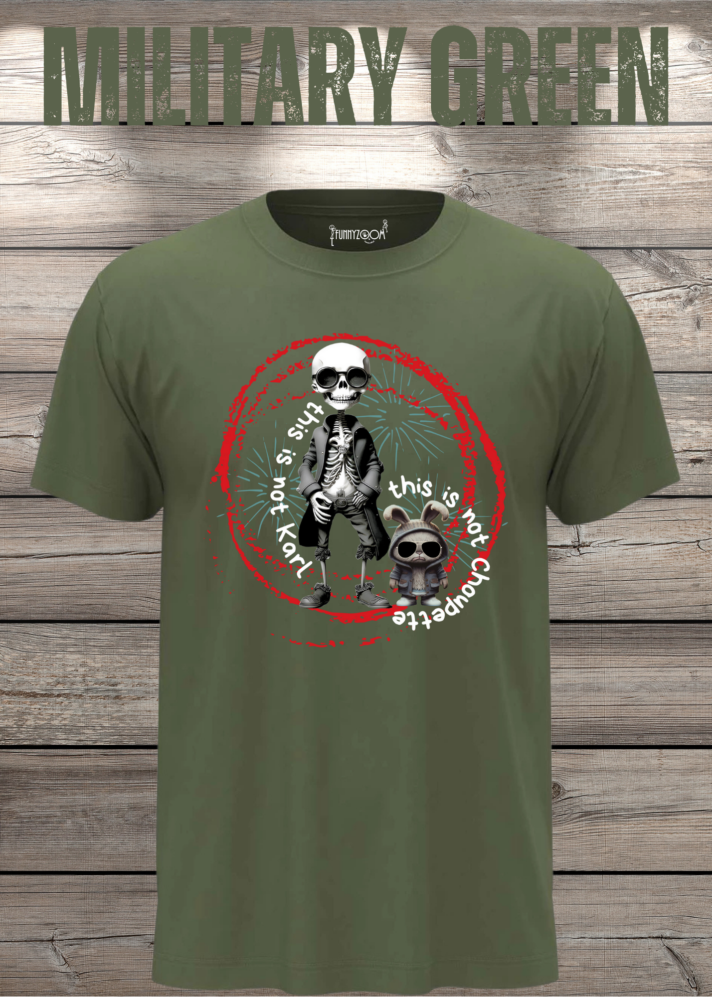 T-Shirt 'This is not Karl this is not Choupette' - Fashion Humor Geschenk Unisex