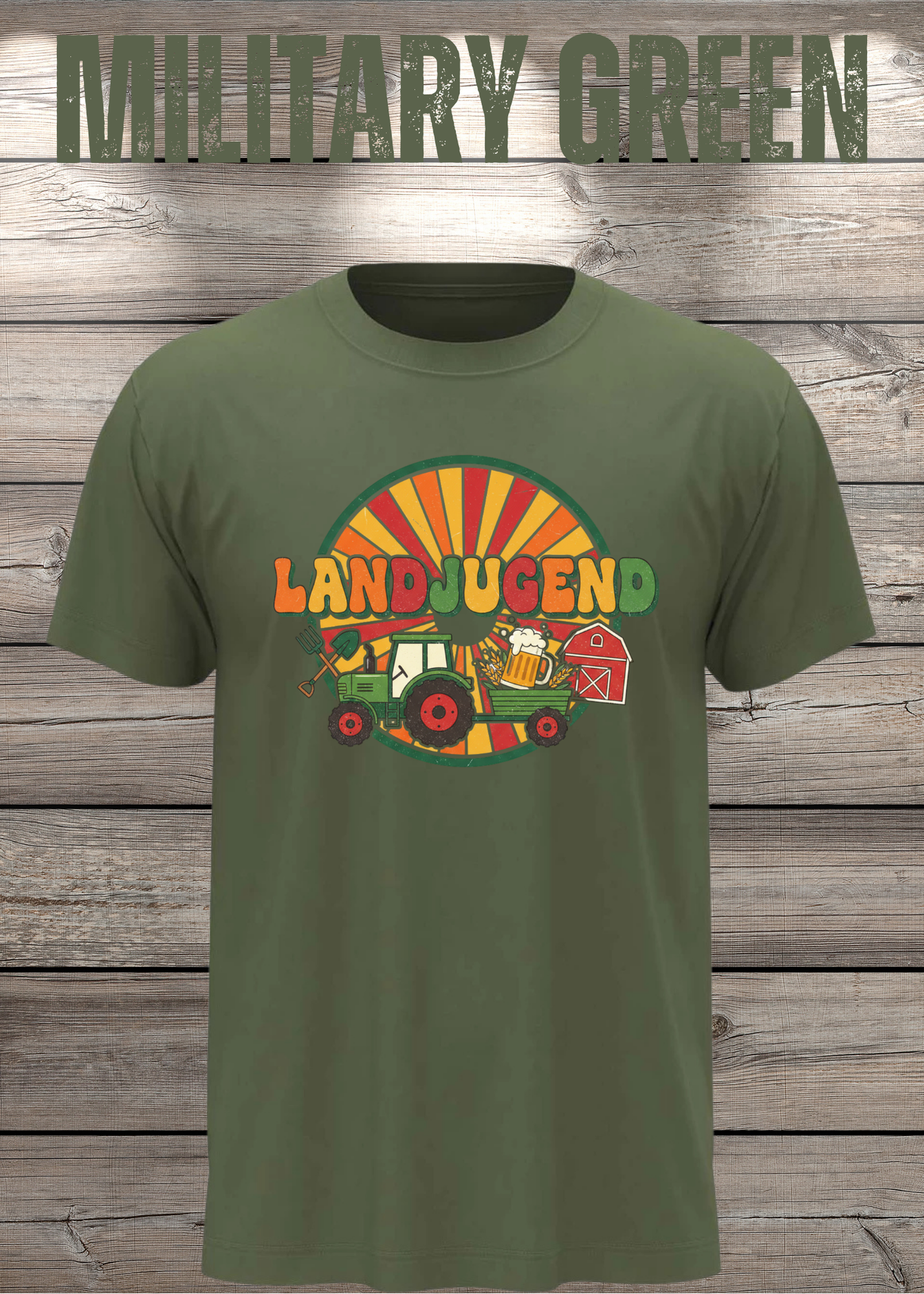 T-Shirt 'Landjugend' - Witziges Statement-Shirt für Landliebhaber