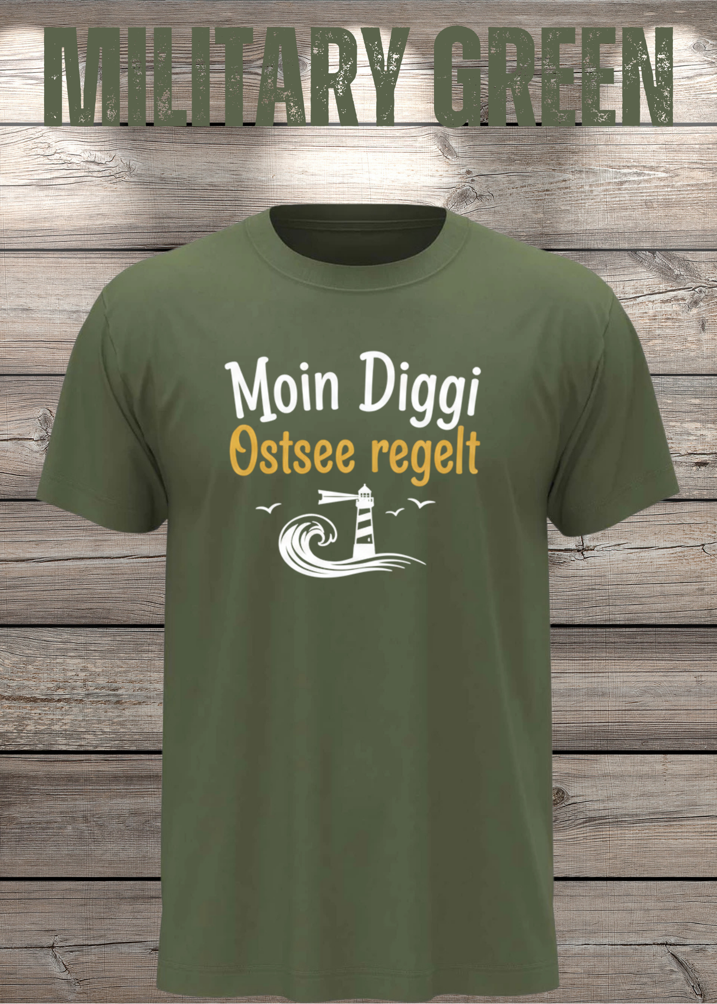 Unisex T-Shirt Moin Diggi Ostsee regelt